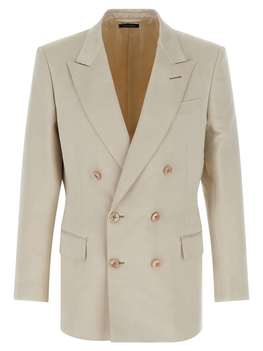 トム ジェラルド・r・フォード TOM FORD 上衣 メンズ ベージュ Jackets Double-breasted blazer JLNP02CSS25PCO Beige 関税 貨物輸送無料 2025AW ju