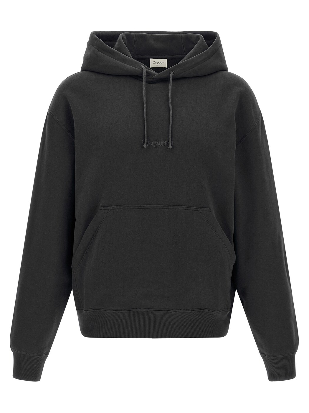 前日 サンローラン SAINT LAURENT PARIS トレイナー 調教師 メンズ 薄墨色 Sweatshirts \u0027Saint Laurent\u0027 hoodie 818538Y36SW1467 Gray 関税 貨物輸送無料 2025AW ju