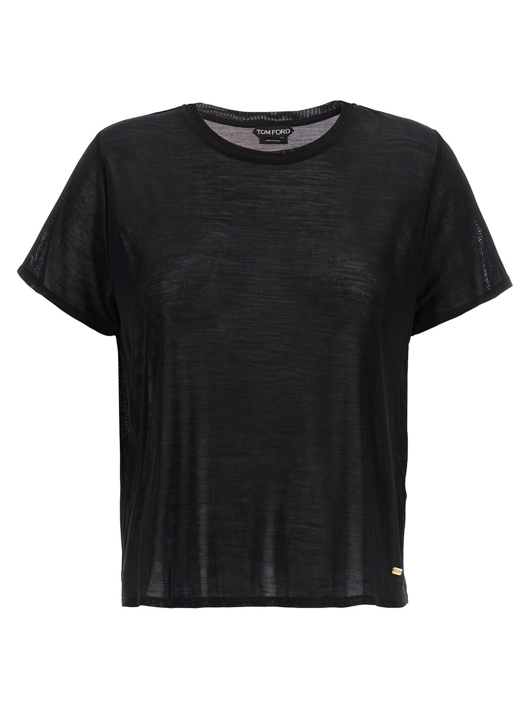 トム ジェラルド・r・フォード TOM FORD スポーツシャツ プルオーバー レディース 黒いこと T-shirts and polo shirts Silk t-shirt TSJ567JEX078LB999 Black 関税 貨物輸送無料 2024SS ju