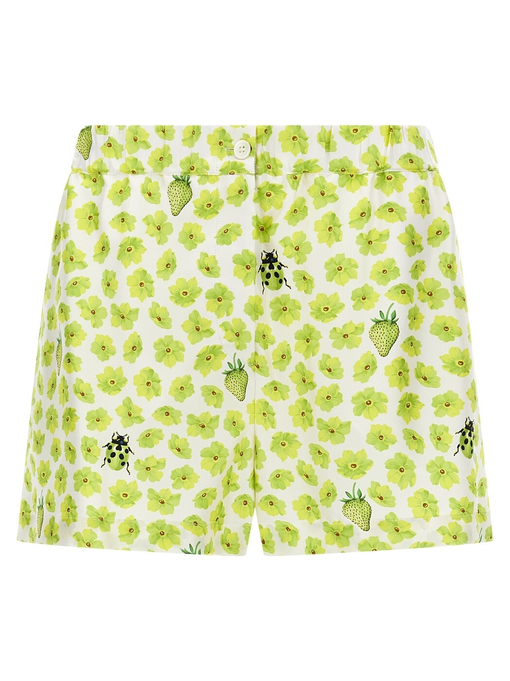 ヴェルサーチ VERSACE デニムショーツ ショーツ レディース マルチカラー Denim shorts trawberry Garden shorts 10189481A136495W700 Multicolor 関税 送料無料 2025SS ju
