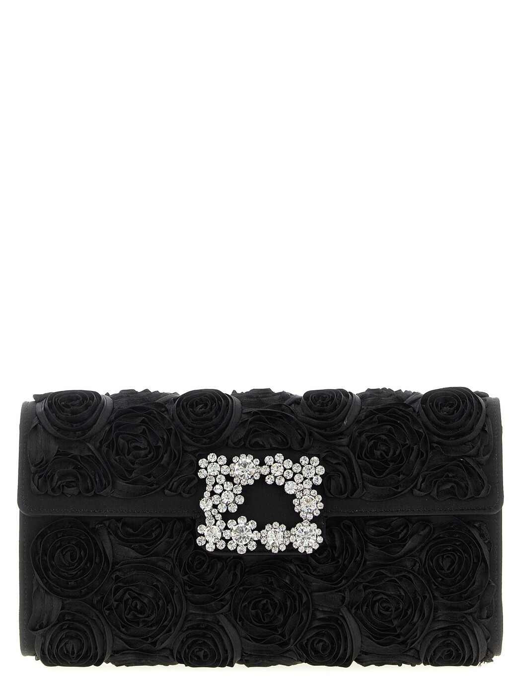 ロジェ ヴィヴィエ ROGER VIVIER クラッチペダル御徒面子 レディース 黒いこと Clutch and wristlets bags \u0027Efflorescence\u0027 clutch RBWAMFDN200RS0B999 Black 関税 貨物輸送無料 2025AW ju