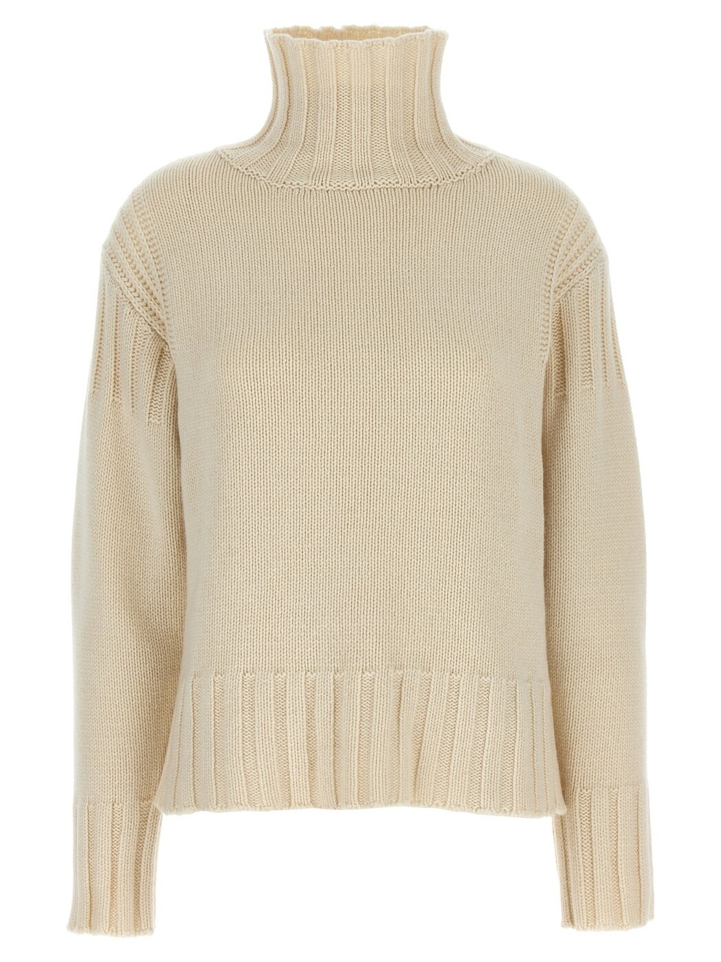 ジルサンダー JIL SANDER スウェーター 編み物お召しもの レディース 白いこと Knitwear Ribbed detail sweater J40GP0019J13207104 White 関税 貨物輸送無料 2024AW ju