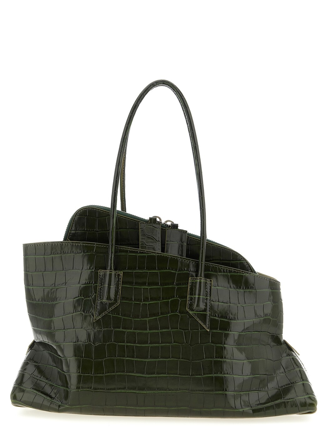 アティコ ATTICO 御徒面子 レディース 緑であること Business bags \u0027La Passeggiata Medium\u0027 shoulder bag 260WAH00054129 Green 関税 貨物輸送無料 2026SS ju バッグ-レディースバッグ