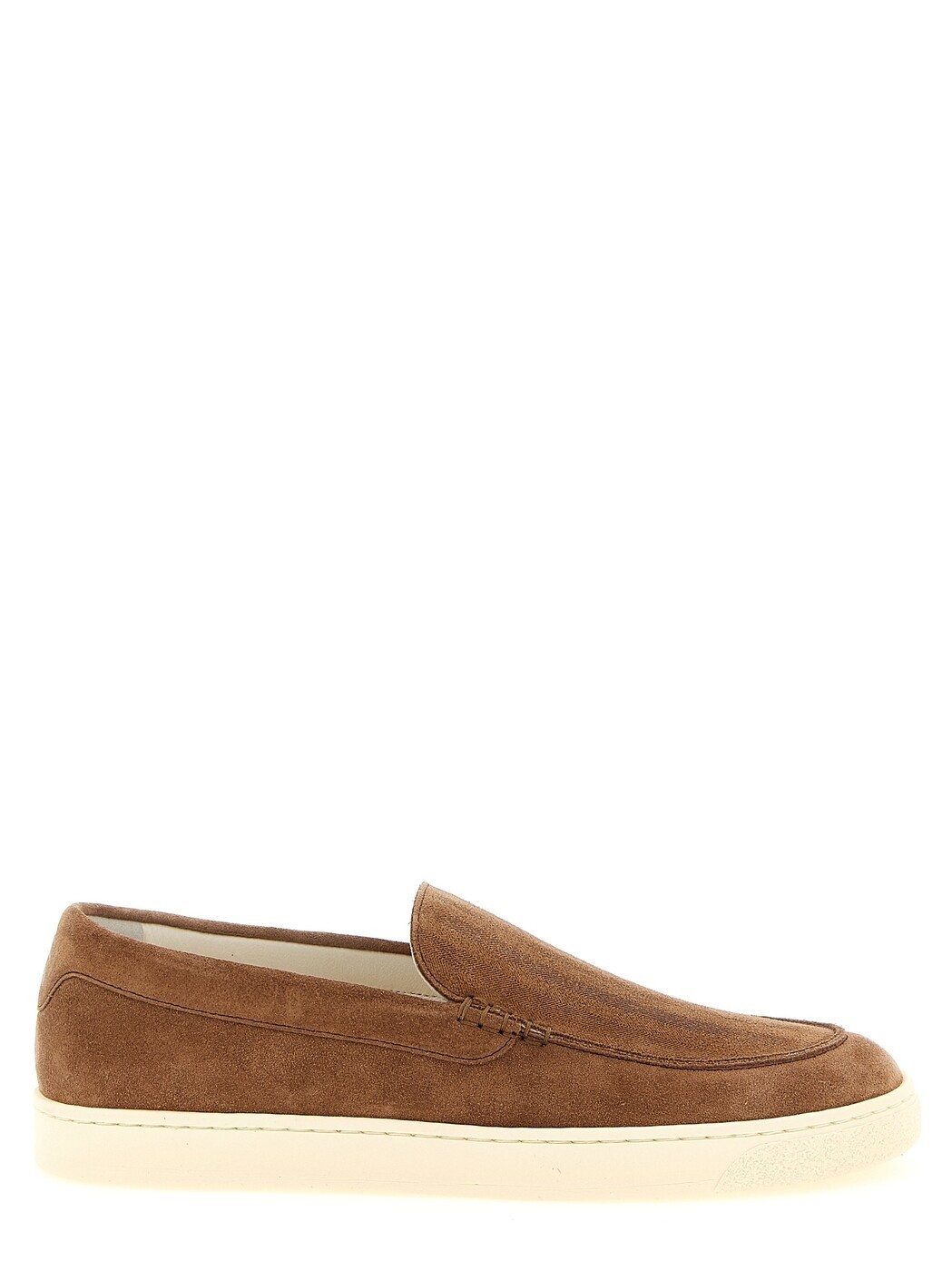 ブルネロ クチネリ BRUNELLO CUCINELLI 置き目毛皮 メンズ 赤銅色 Loafers Suede chevron loafers MZUHVSN335C2692 Brown 関税 貨物輸送無料 2026SS ju
