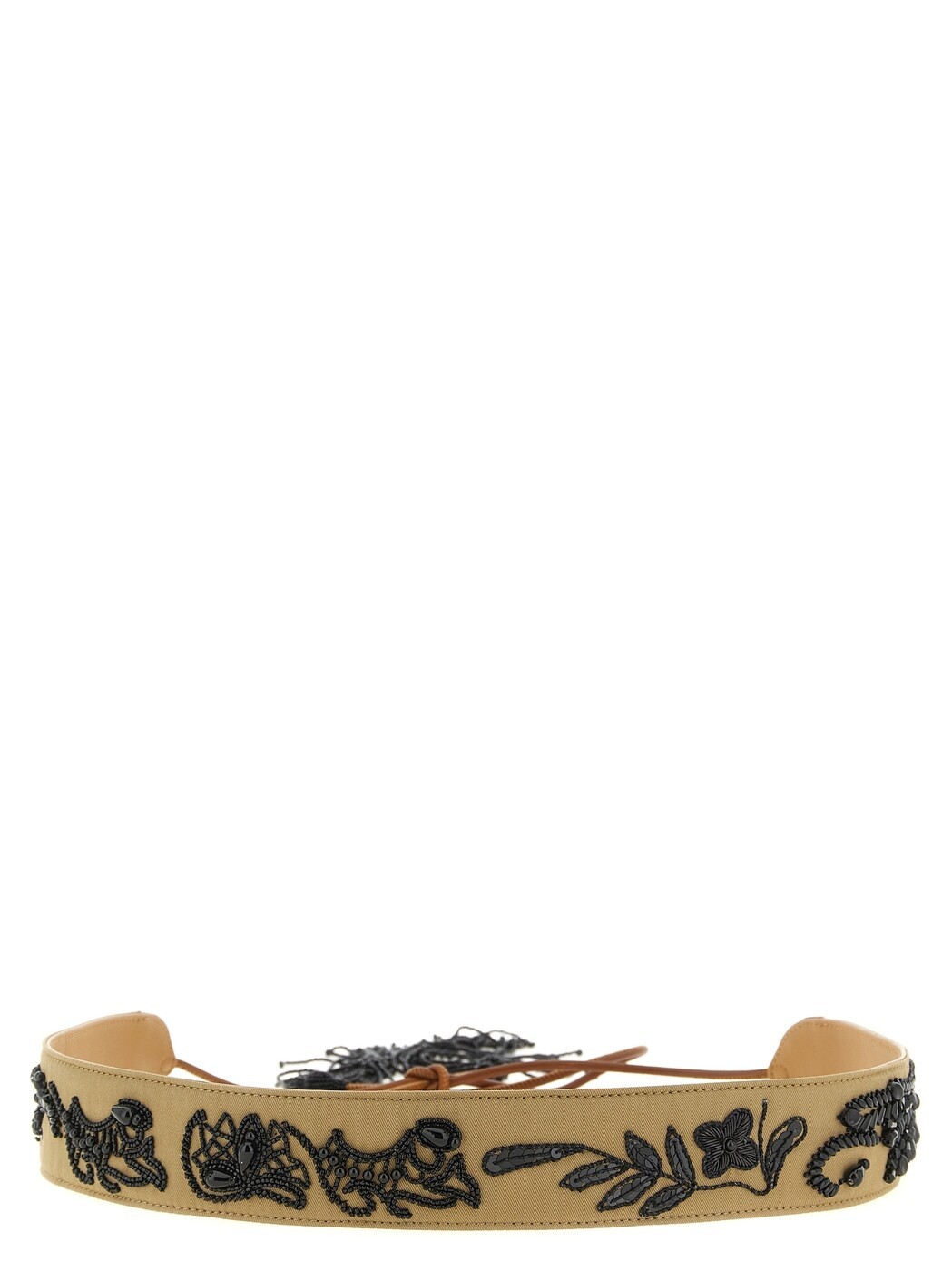 ド木鼠 キャラバン ノッテン DRIES VAN NOTEN 三尺帯 レディース 赤銅色 Belts Beads embroidery belt 2610114113103102 Brown 関税 貨物輸送無料 2026SS ju