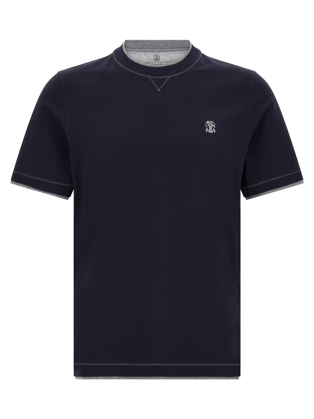 ブルネロ クチネリ BRUNELLO CUCINELLI プルオーバー メンズ 赤いこと T-shirts Double layer t-shirt M0B137427CMJ53 Red 関税 貨物輸送無料 2026SS ju