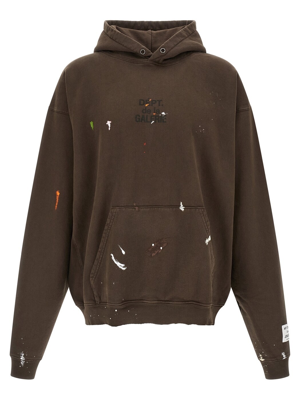 ギャラリーデプト GALLERY DEPT トレーナー 調教師 メンズ 赤銅色 Sweatshirts \u0027French Logo Painted\u0027 hoodie OUT022SEPIA Brown 関税 貨物輸送無料 2026SS ju