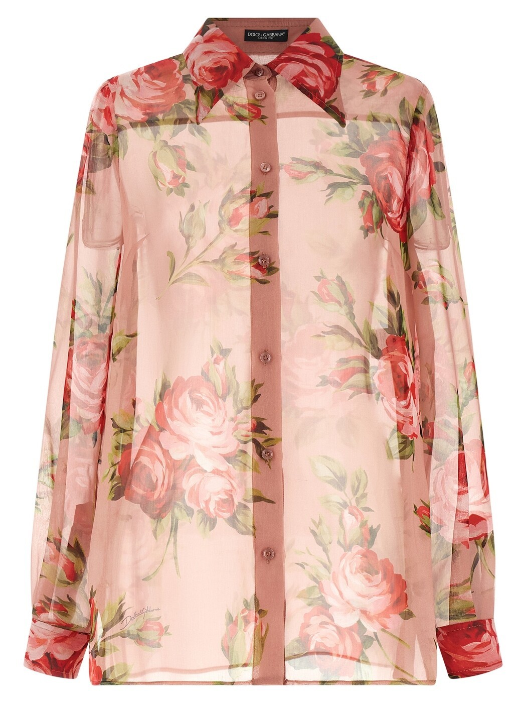 ドルチェ&ガッバーナ DOLCE&GABBANA シャツ レディース ピンク Shirts 'Bouquet Rose' shirt F5U24TIS11FHF5ZN Pink 関税 送料無料 2026SS ju|BRANDSHOP「il Tesoro」