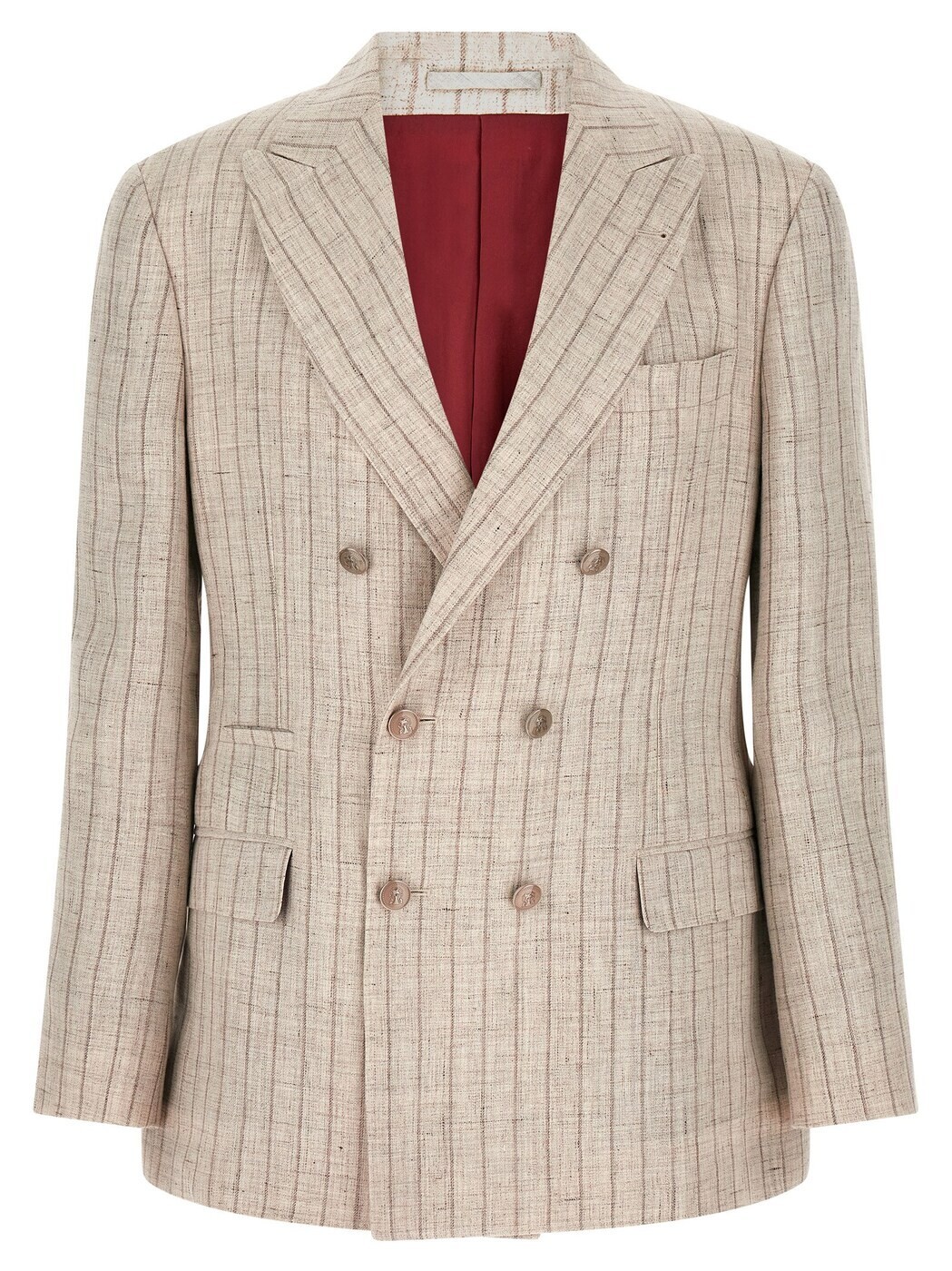 ブルネロ クチネリ BRUNELLO CUCINELLI 上衣 メンズ 薄墨色 Jackets Pinstripe twill blazer MZ4127BPD8C6183 Gray 関税 貨物輸送無料 2026SS ju