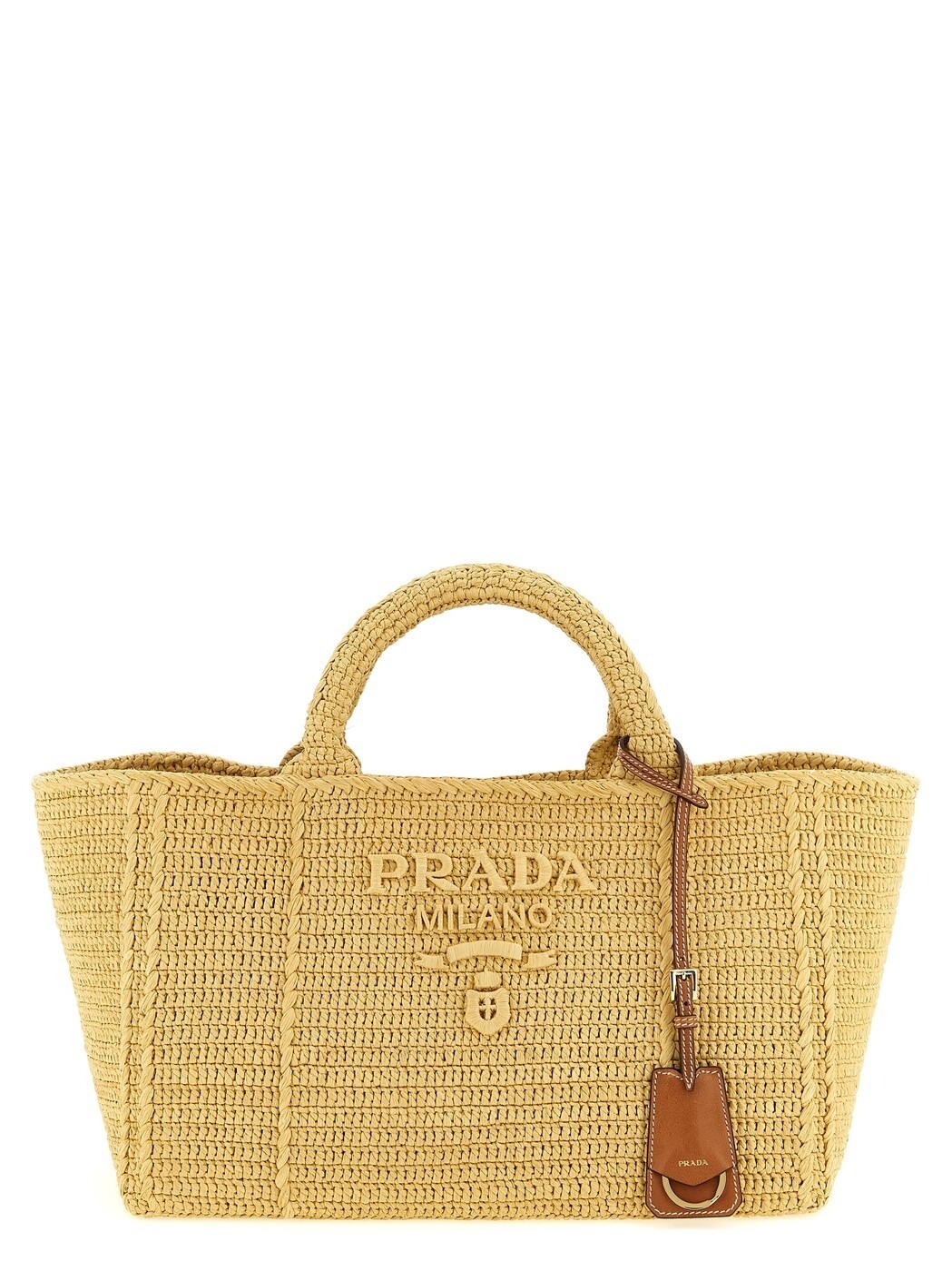 プラダ PRADA トートバッグ レディース ベージュ Tote bags Crochet shopping bag 1BG635VOUO2M2TF0018 Beige 関税 貨物輸送無料 2026SS ju