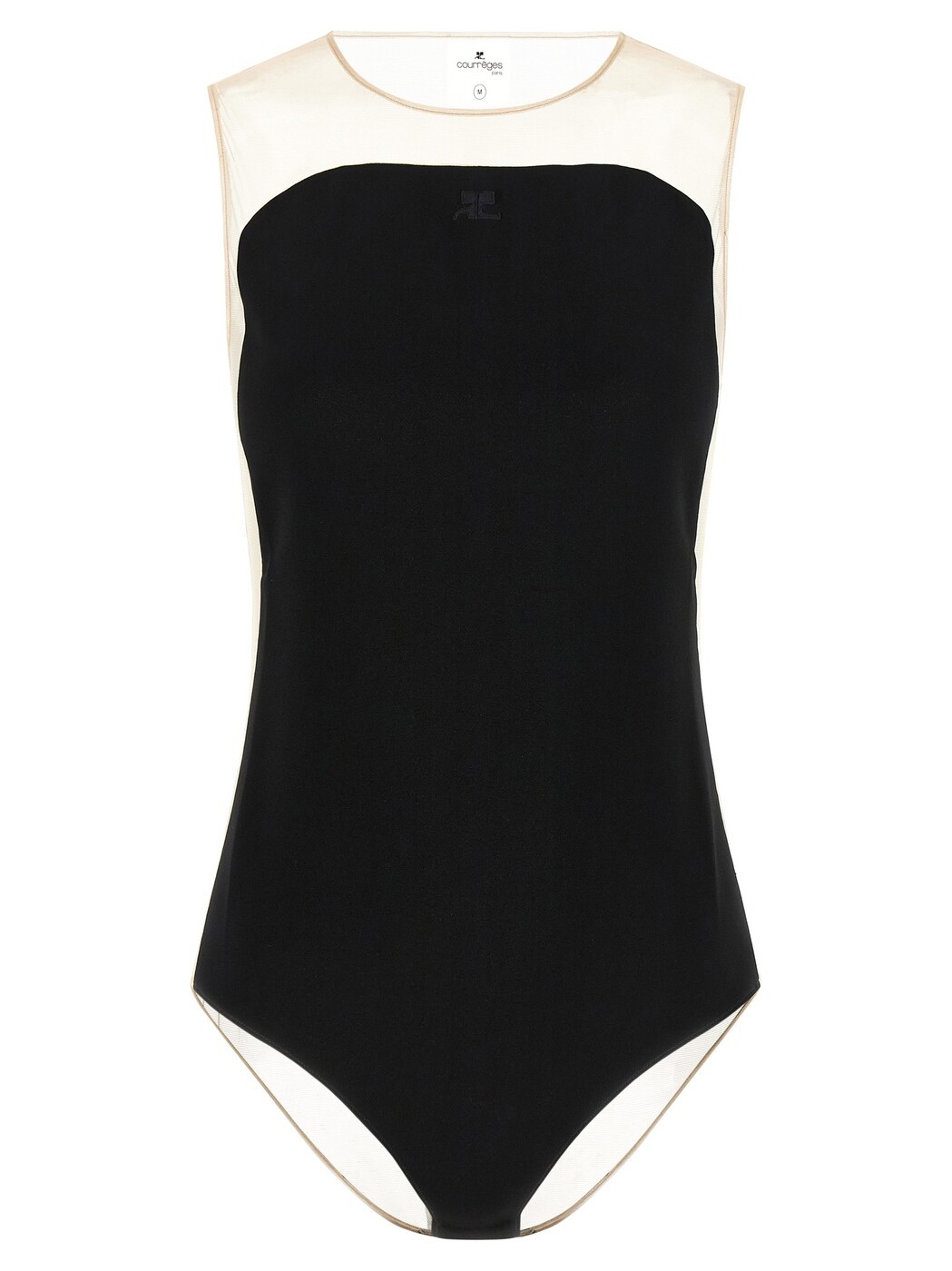 クレージュ COURREGES プルオーバー トップス レディース 黒いこと T-shirts and tops \u0027Ilusion Sunshiel\u0027 bodysuit 226CBD183PL01599999 Black 関税 貨物輸送無料 2026SS ju