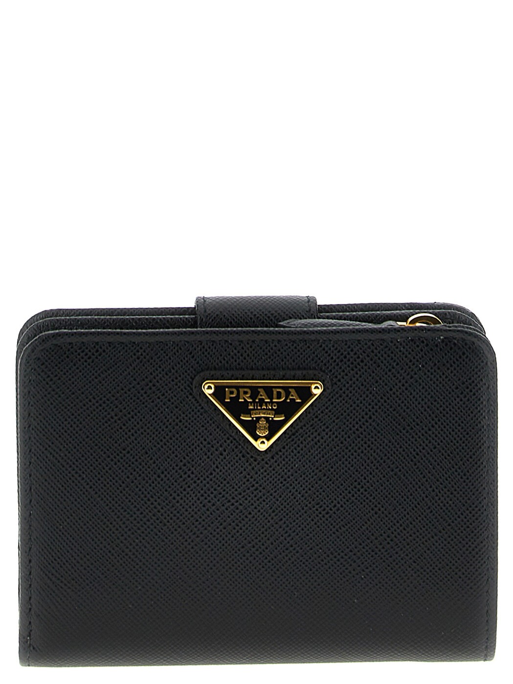 プラダ PRADA 歌留多保持者 金入れ レディース 黒いこと Wallets and Card Holders Saffiano small wallet 1ML018QHHF0002 Black 関税 貨物輸送無料 2026SS ju
