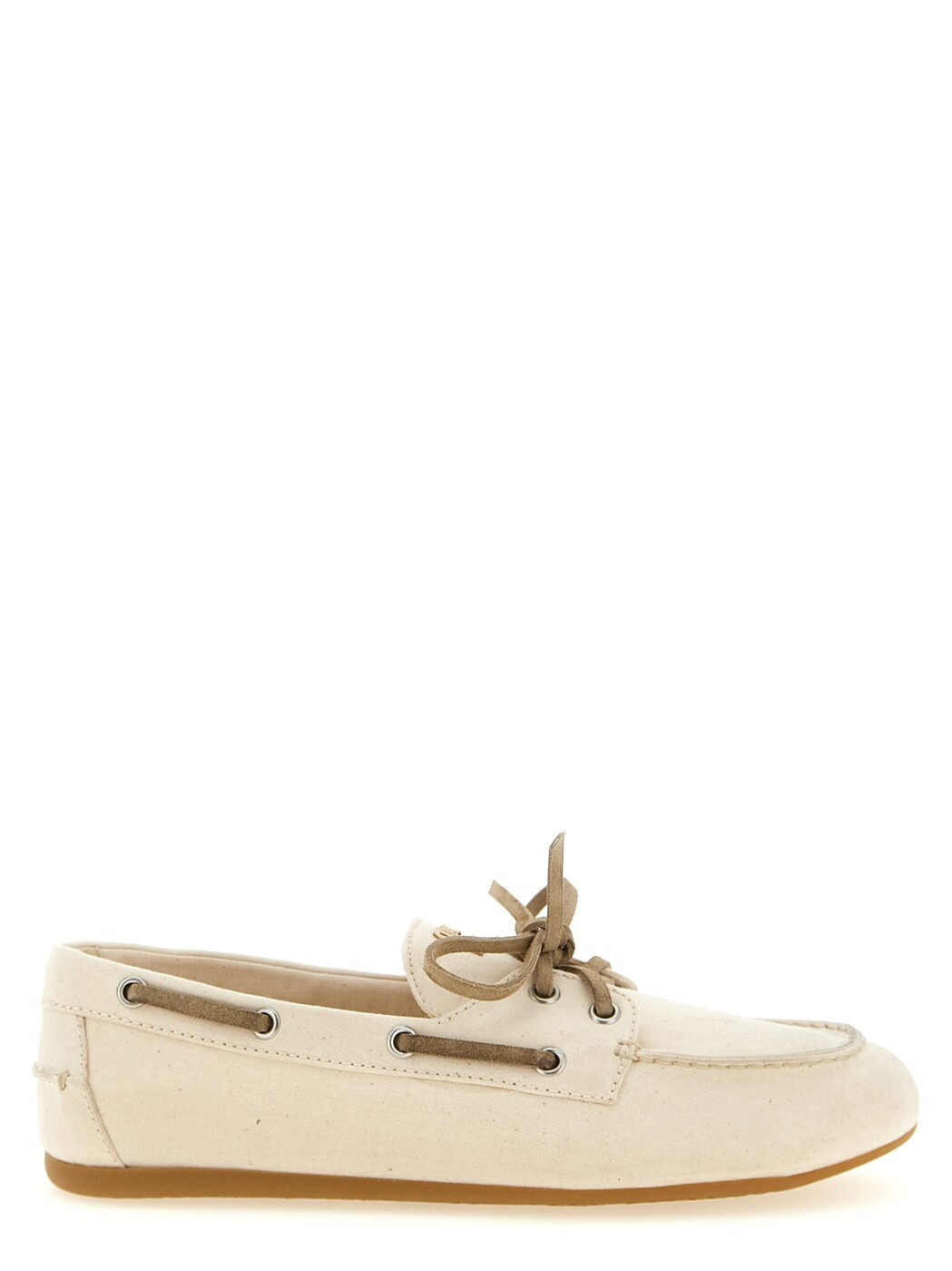 ミュウ ミュウ MIU MIU 置き目毛皮 レディース ベージュ Loafers \u0027Deck\u0027 boat shoe 5D687EF005BVCF0379 Beige 関税 貨物輸送無料 2026SS ju