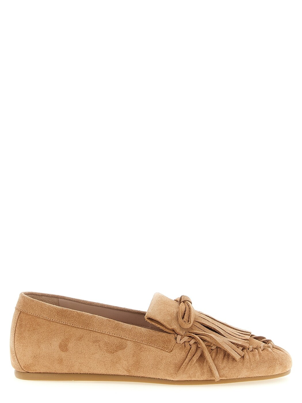 スチュアート ワイツマン STUART WEITZMAN 置き目毛革 レディース 赤銅色 Loafers \u0027Britt Fringe\u0027 loafers SN794WO4 Brown 関税 貨物輸送無料 2026SS ju