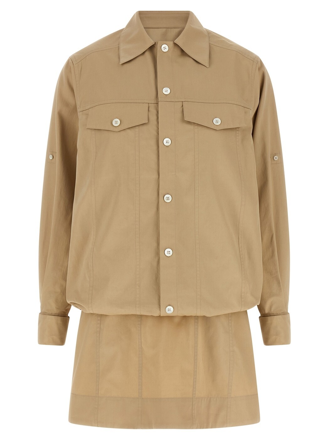 ロエベ LOEWE 衣裳 御召しもの レディース ベージュ Dresses Layered construction dress S540Y09XV12200 Beige 関税 貨物輸送無料 2026SS ju