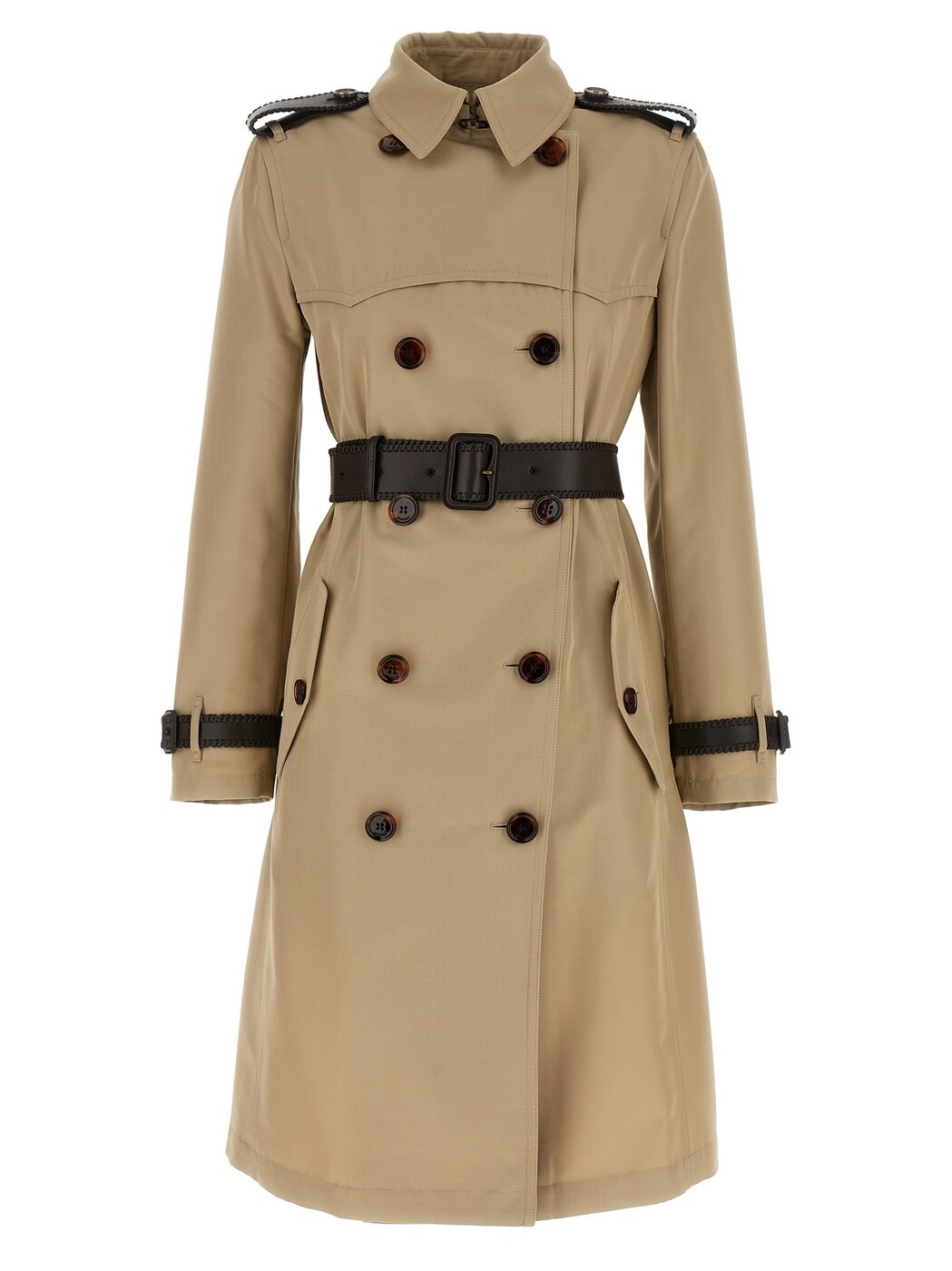 バーバリー BURBERRY トレンチコート 厚地の外套 レディース ベージュ Coats and trench coats \u0027Foxfield\u0027 trench coat 8126448OATMEALBEIGE Beige 関税 貨物輸送無料 2026SS ju