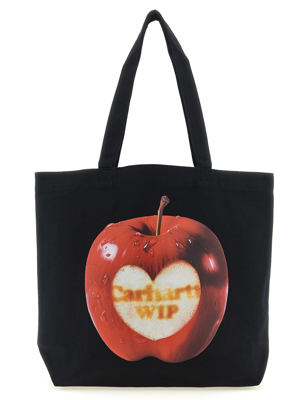 鉄道車両ハート形 ダブリューアイピー CARHARTT WIP トートバッグ メンズ 黒いこと Tote bags \u0027Canvas Graphic Tote\u0027 shopping bag I0339753QVXX Black 関税 貨物輸送無料 2026SS ju