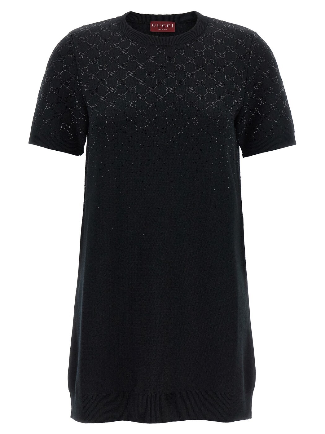 グッチ GUCCI 衣裳 御召しもの レディース 黒いこと Dresses \u0027GG\u0027 crystal dress 852066XKFB31043 Black 関税 貨物輸送無料 2026SS ju