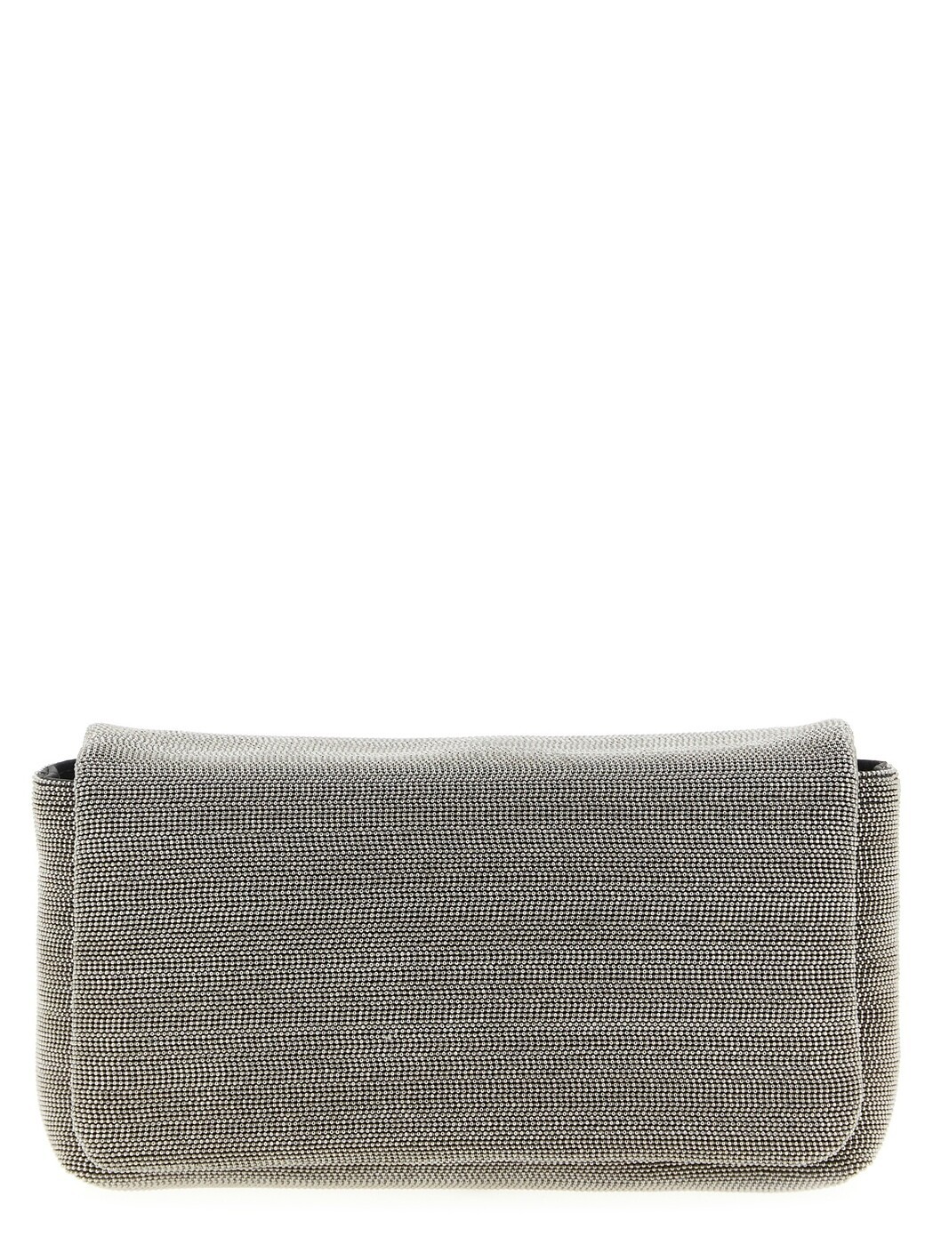 ブルネロクチネリ BRUNELLO CUCINELLI クラッチペダル御徒面子 レディース しろがね色 Clutch and wristlets bags \u0027Monile\u0027 crossbody bag MBMON2611C736 Silver 関税 貨物輸送無料 2026SS ju