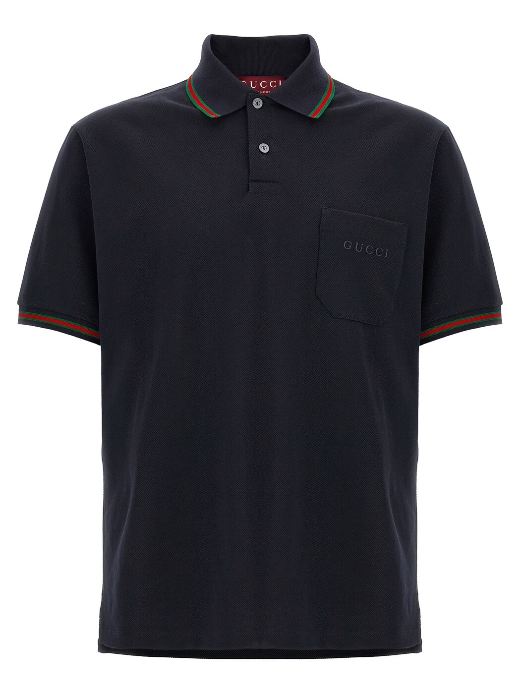 グッチ GUCCI ポロシャツ メンズ ブルー Polo shirts 'Nastro Web' polo shirt 795174XJEOX4794 Blue 関税 送料無料 2026SS ju|BRANDSHOP「il Tesoro」