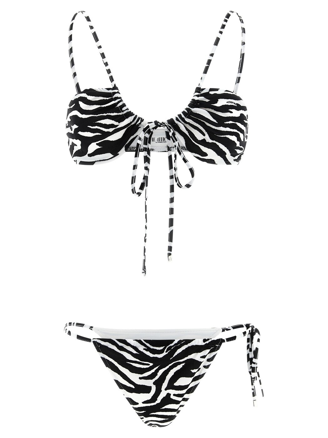 アティコ ATTICO 海水着 スイムウェア レディース 白いこと Swimwear \u0027Il Primo Bagno\u0027 bikini 260WBC00013020 White/Black 関税 貨物輸送無料 2026SS ju