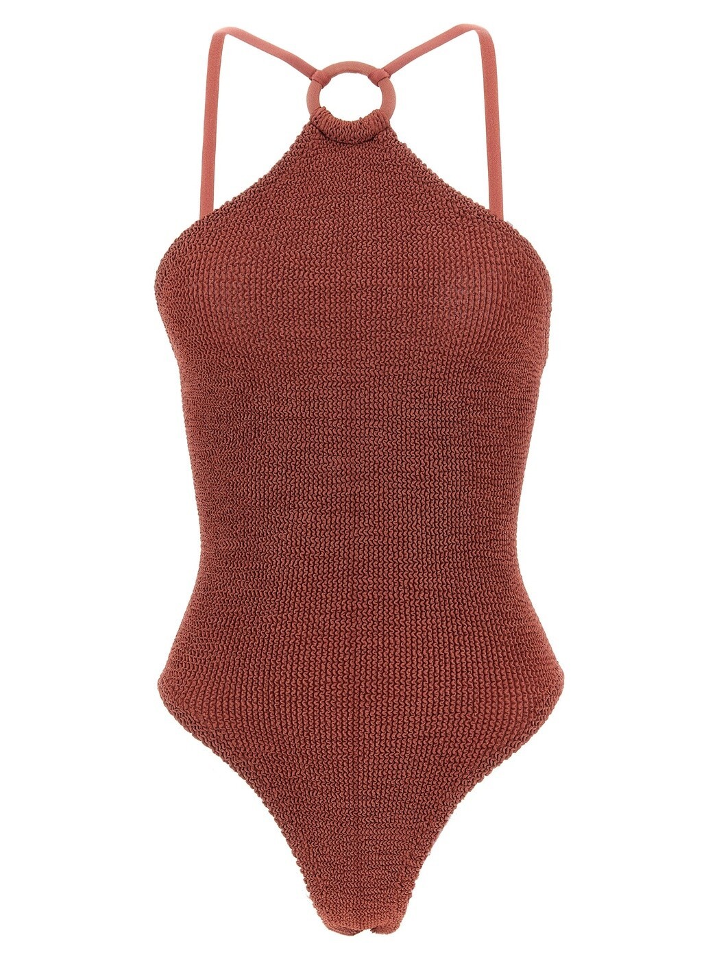 フンザ 重力加速度 HUNZA G 海水着 スイムウェア レディース 赤いこと Swimwear \u0027Jasmine\u0027 one-piece swimsuit JASMINESWIMMETALLICROSEWOOD Red 関税 貨物輸送無料 2026SS ju