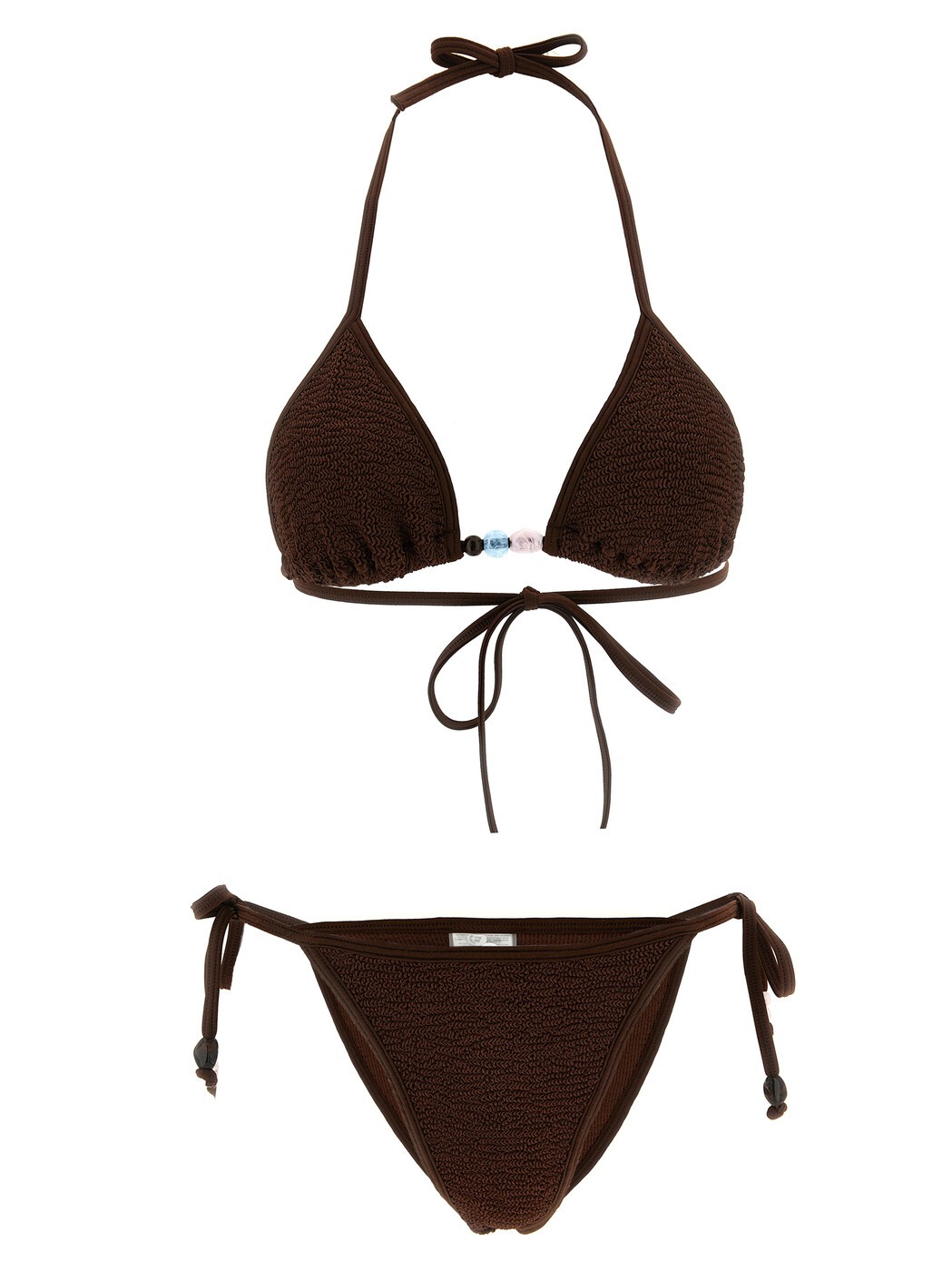 フンザ 重力加速度 HUNZA G 海水着 スイムウェア レディース 赤銅色 Swimwear \u0027Gina\u0027 bikini GINABEADEDBIKINIMETALLICCHOCOLATE Brown 関税 貨物輸送無料 2026SS ju