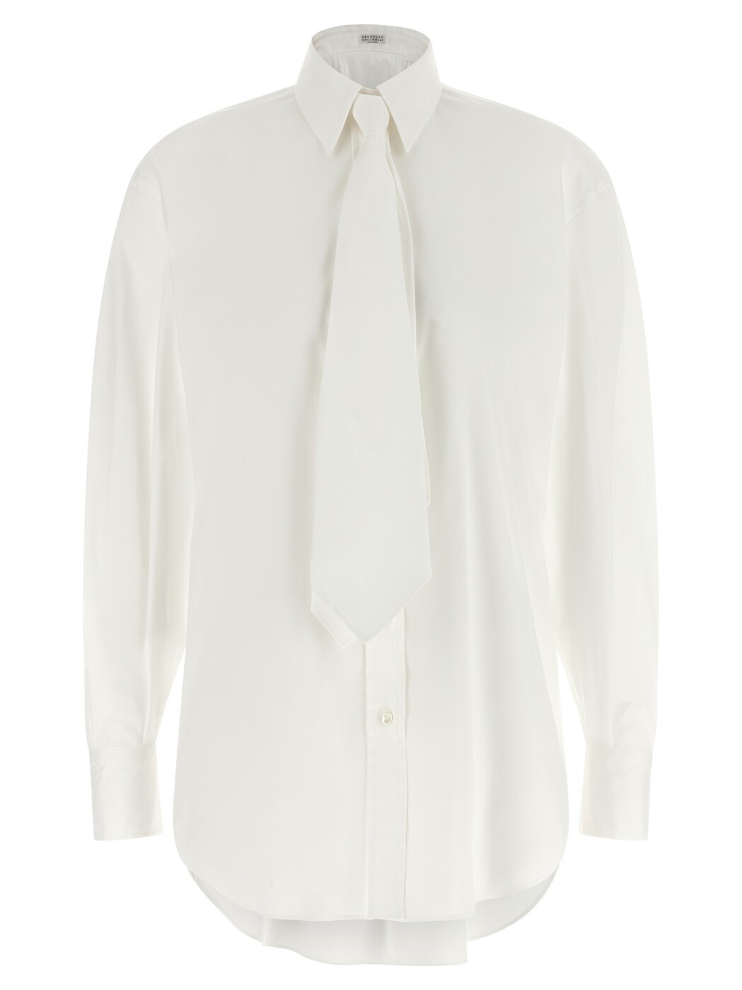 ブルネロクチネリ BRUNELLO CUCINELLI プルオーバー レディース 白いこと Shirts Shirt with tie MP091M3A56C159 White 関税 貨物輸送無料 2026AW ju
