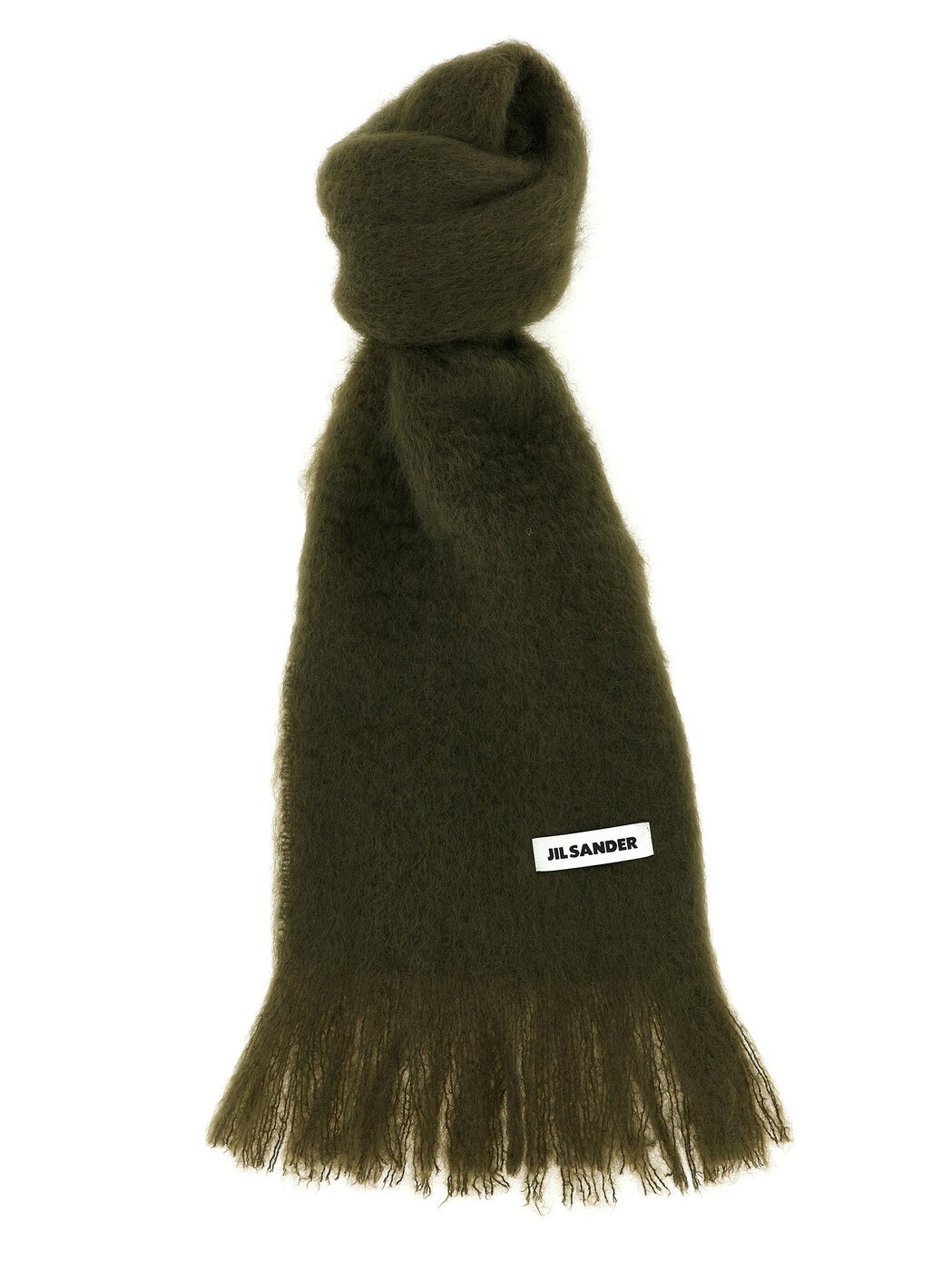 ジルサンダー JIL SANDER 先端技術添え物 流行り物小物 レディース 緑であること Hi-tech accessories Mohair scarf J02TE0113J40041312 Green 関税 貨物輸送無料 2026AW ju