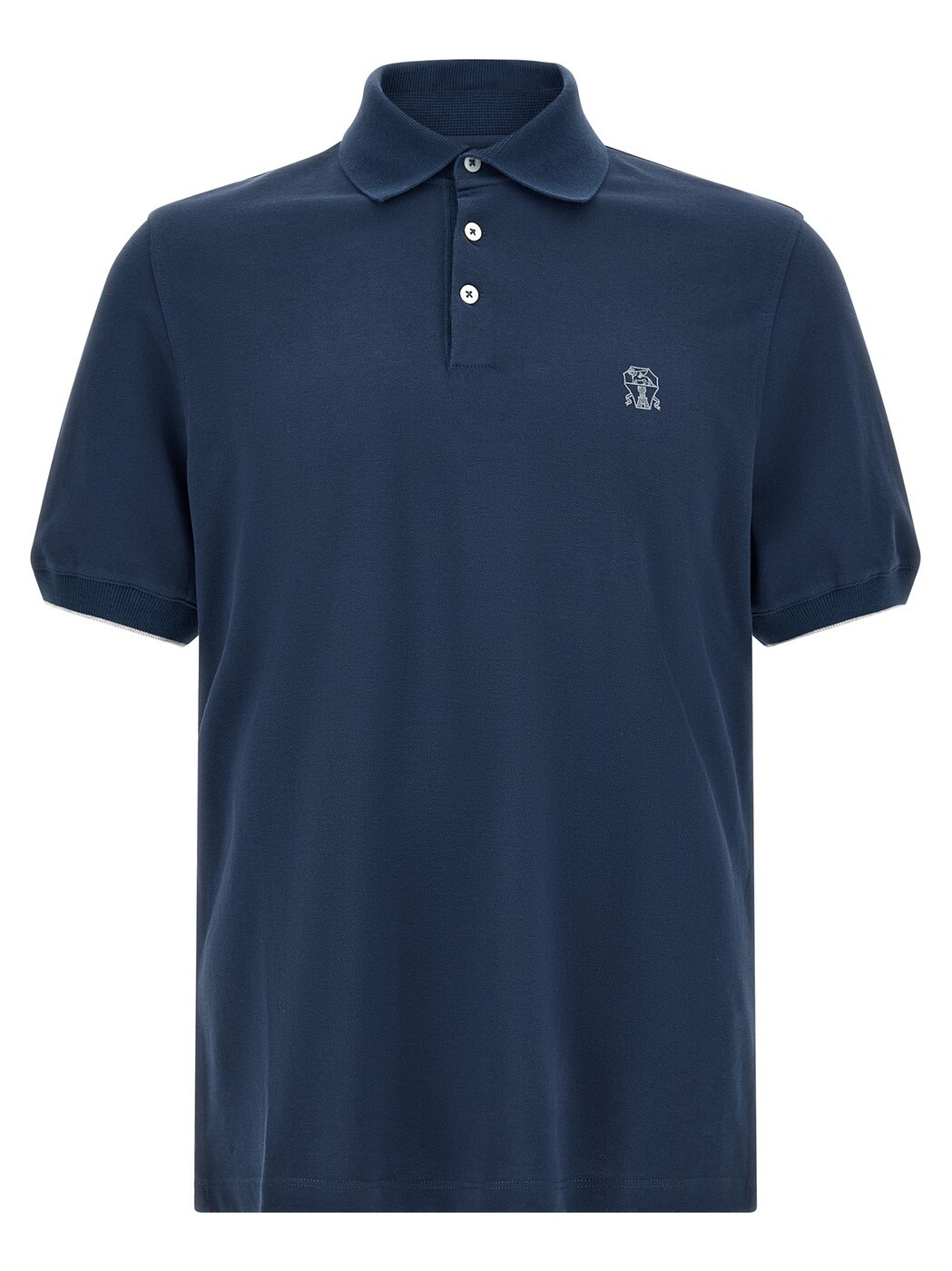 ブルネロ クチネリ BRUNELLO CUCINELLI スポーツシャツ メンズ 青碧 Polo shirts Logo pique polo shirt ME8548788CPW89 Blue 関税 貨物輸送無料 2026SS ju