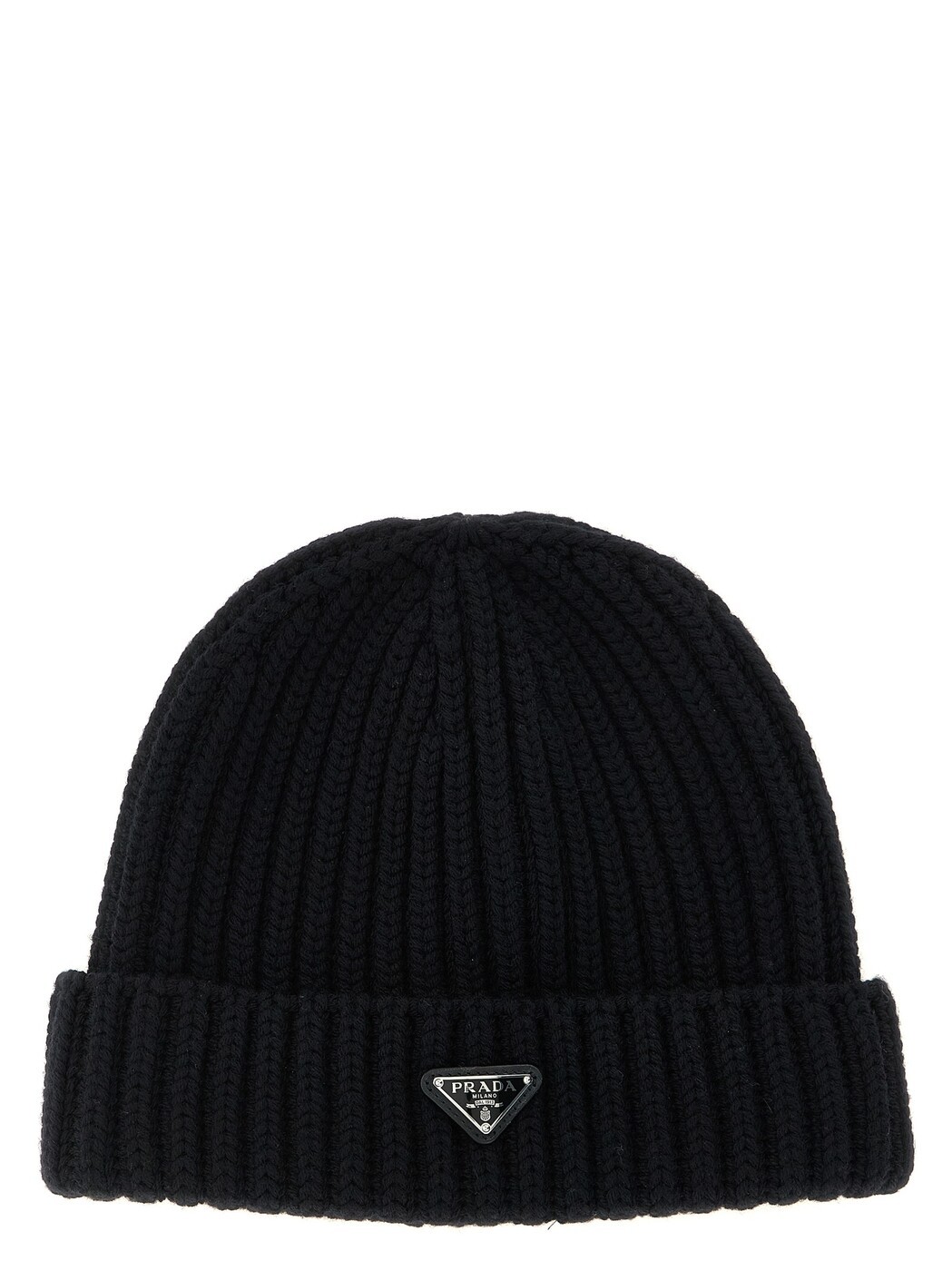 プラダ PRADA ハット 帽子 メンズ ブラック Hats Triangle logo beanie 2HC3902DZLF0002 Black 関税 送料無料 2026AW ju|BRANDSHOP「il Tesoro」