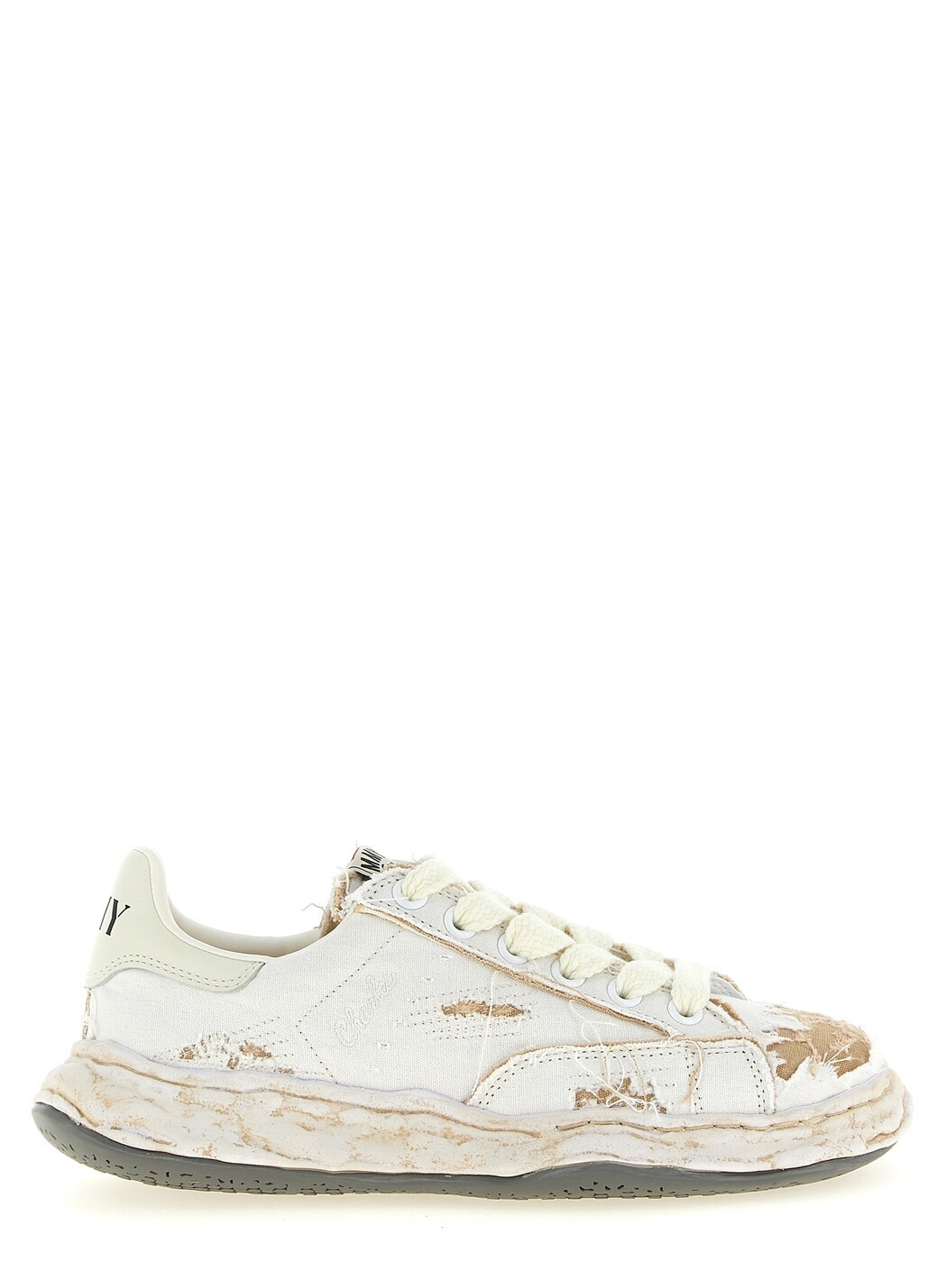 棲み家 ミハラヤスヒロ MAISON MIHARA YASUHIRO スニーカー メンズ 白いこと Sneakers \u0027Charles\u0027 sneakers A16FW716WHITE White 関税 貨物輸送無料 2026SS ju