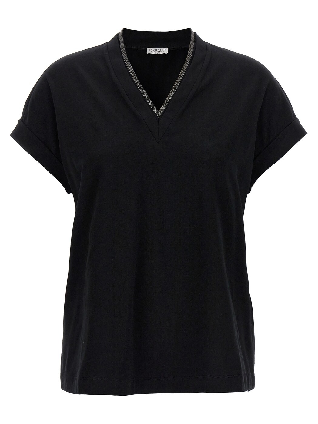 ブルネロクチネリ BRUNELLO CUCINELLI スポーツシャツ ティーシャツ レディース 黒いこと T-shirts and polo shirts Monile T-shirt MPT18BD222C101 Black 関税 貨物輸送無料 2026AW ju