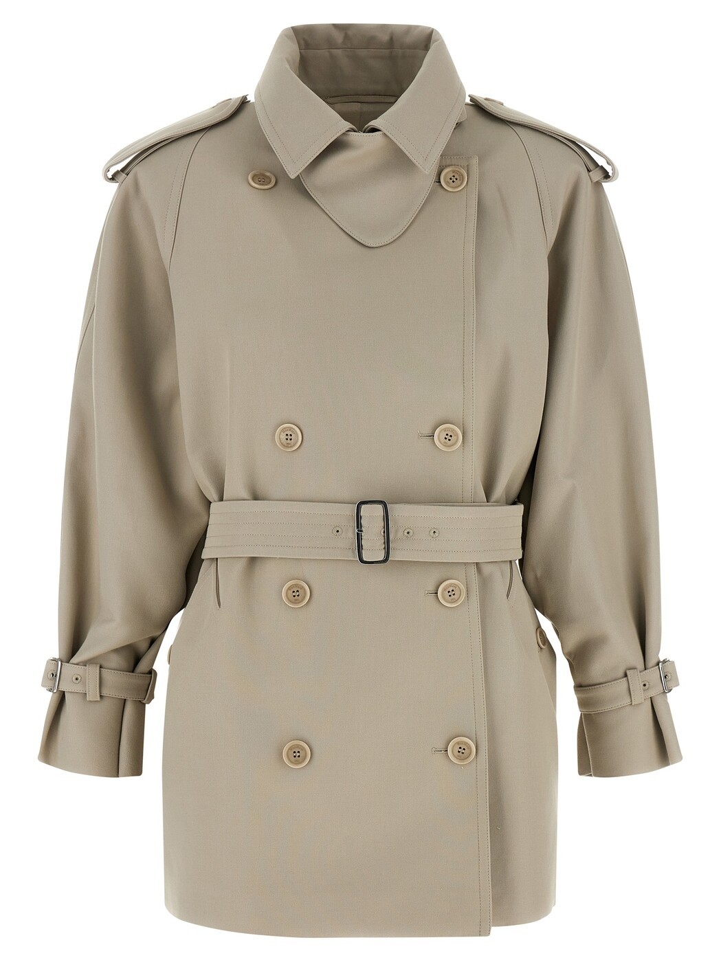 マックス パンパノウサギ MAX MARA トレンチコート 厚地の外套 レディース ベージュ Coats and trench coats \u0027MxsCacio\u0027 trench coat 2611121103600002 Beige 関税 貨物輸送無料 2026SS ju