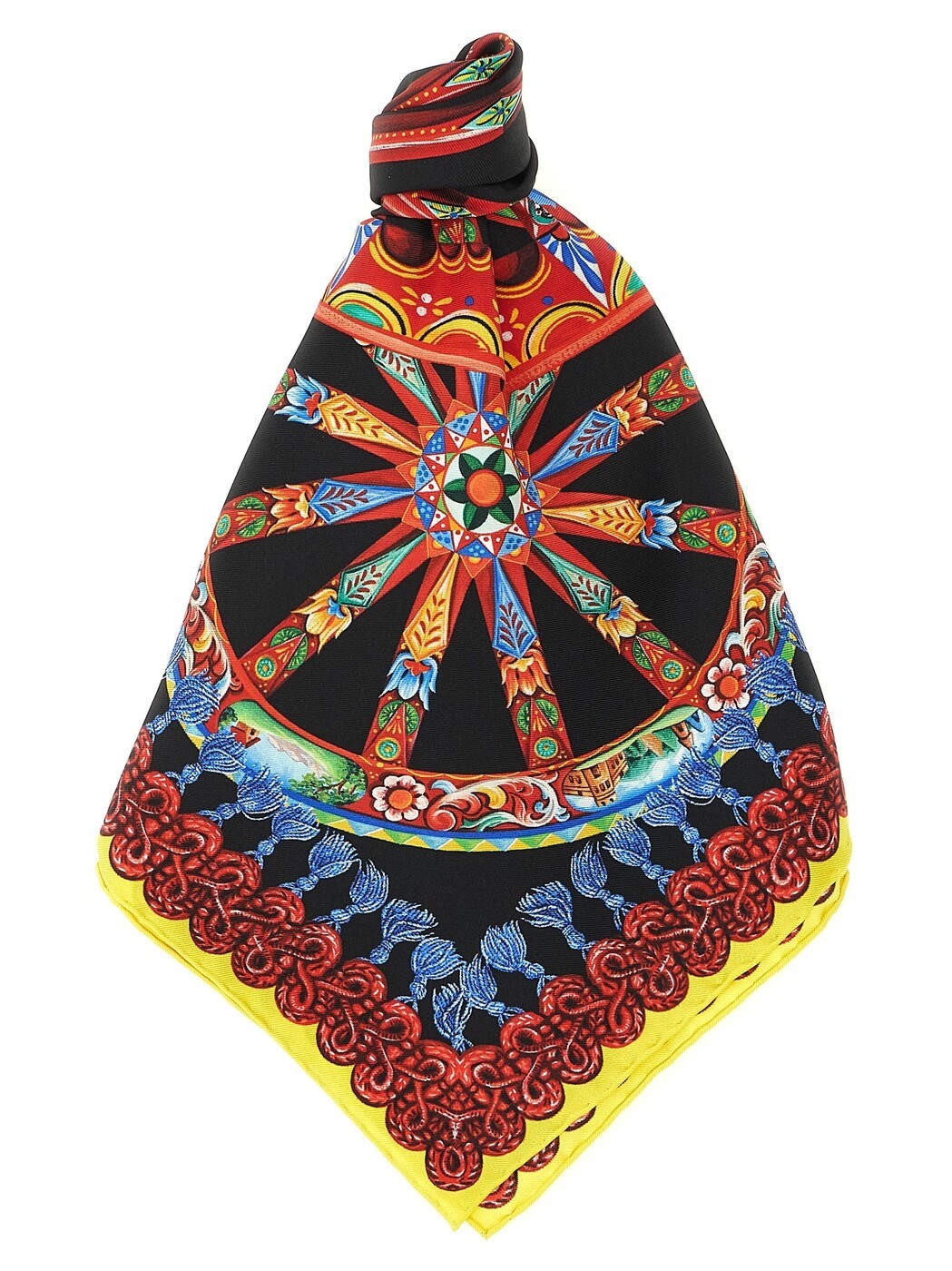 ドルチェ&ガッバーナ DOLCE&GABBANA ハイテクアクセサリー ファッション小物 レディース マルチカラー Hi-tech accessories 'Carretto' scarf FN092RGDDU4HY6CL Multicolor 関税 送料無料 2026AW ju|BRANDSHOP「il Tesoro」