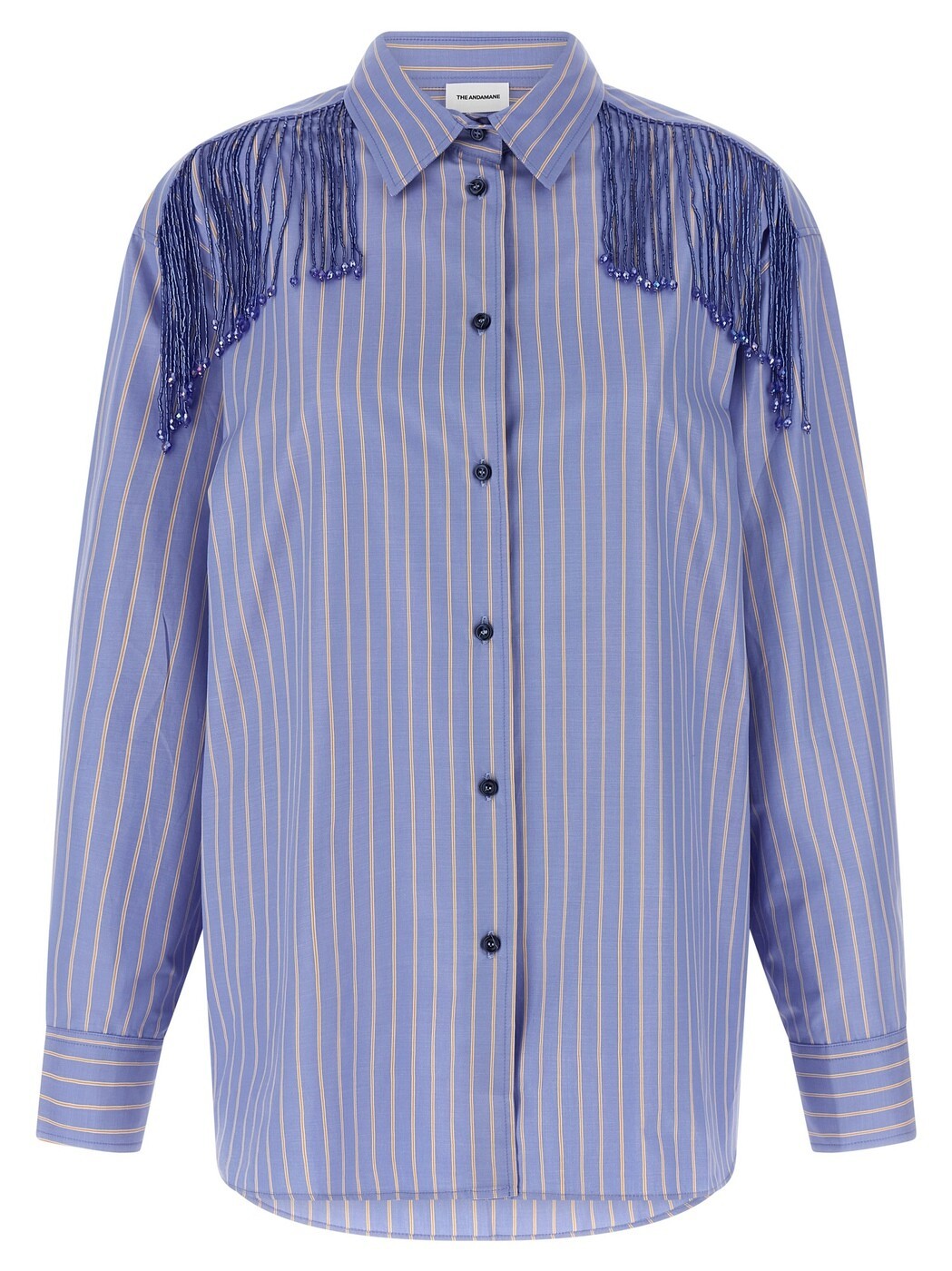 THE ANDAMANE プルオーバー レディース 青み Shirts \u0027Miley\u0027 shirt TM190905ATNC197LIGHTBLUESAFFRON Light Blue 関税 貨物輸送無料 2026SS ju