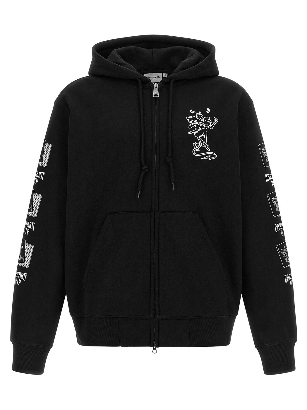 鉄道車両ハート型 ダブリューアイピー CARHARTT WIP トレーナー 調教師 メンズ 黒いこと Sweatshirts \u0027Playing Cards\u0027 hoodie I03691589XX Black 関税 貨物輸送無料 2026AW ju