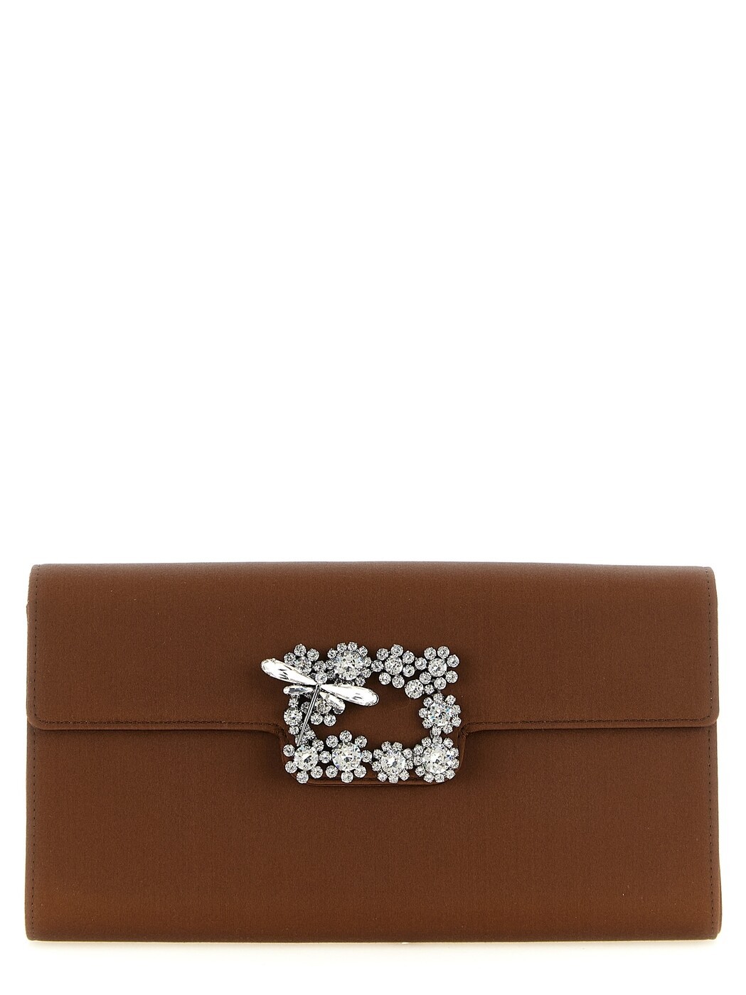 ロジェ ヴィヴィエ ROGER VIVIER クラッチペダル御徒面子 レディース 赤銅色 Clutch and wristlets bags \u0027Envelope Flap Dragonfly Flow\u0027 clutch RBWAMFD0209RS0S801 Brown 関税 貨物輸送無料 2026AW ju