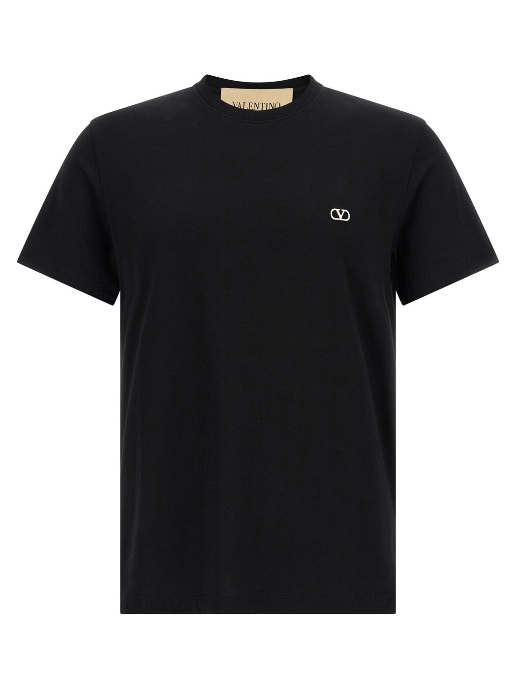ヴァレンティノ ガラヴァーニ VALENTINO GARAVANI プルオーバー メンズ 黒いこと T-shirts Valentino Garavani \u0027VLogo\u0027 embroidery T-shirt V3MG10VBMM0NO Black 関税 貨物輸送無料 2026AW ju