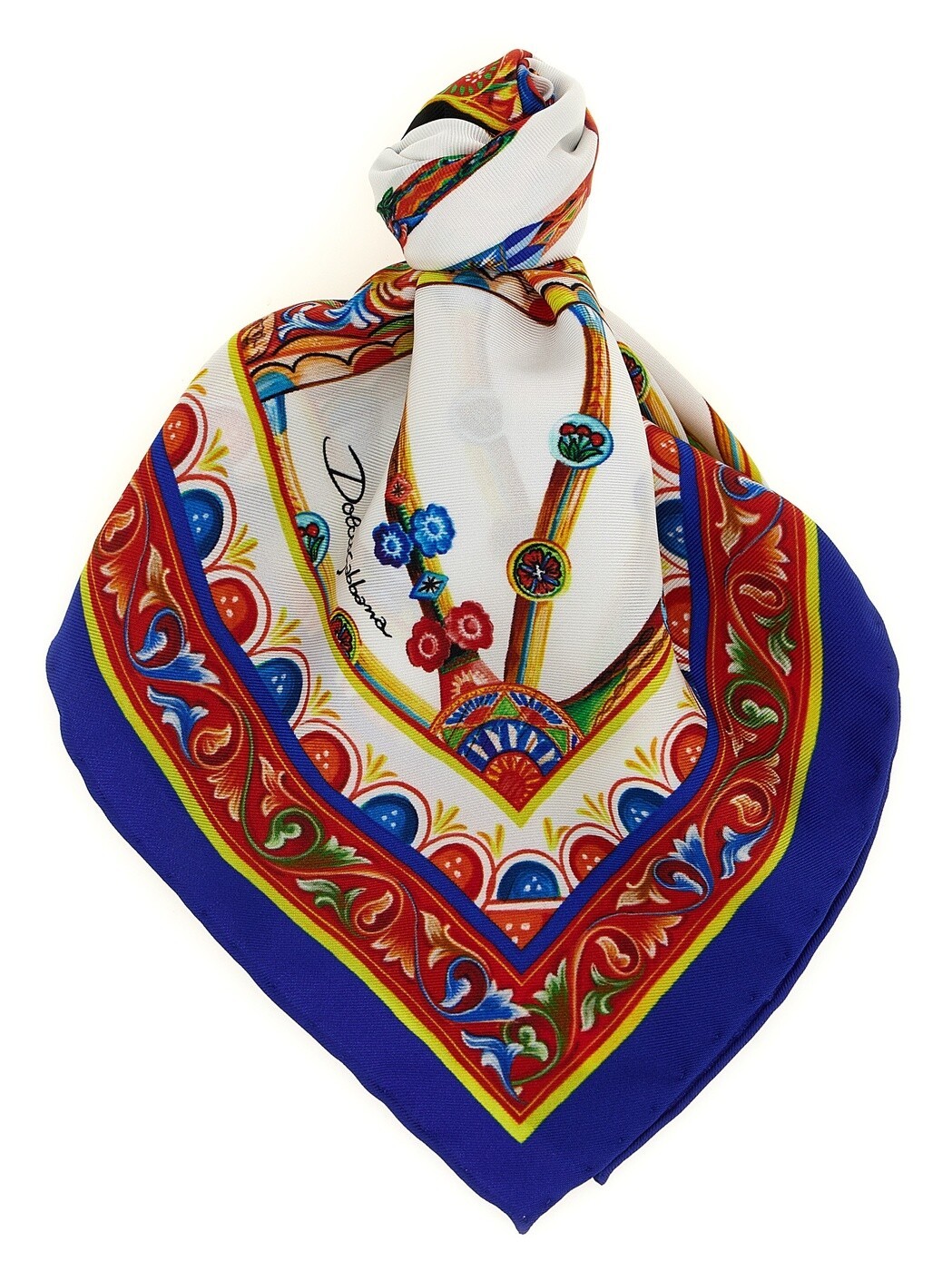 ドルチェ&ガッバーナ DOLCE&GABBANA ハイテクアクセサリー ファッション小物 レディース マルチカラー Hi-tech accessories 'Carretto' scarf FN093RGDDWLHD6CK Multicolor 関税 送料無料 2026AW ju|BRANDSHOP「il Tesoro」
