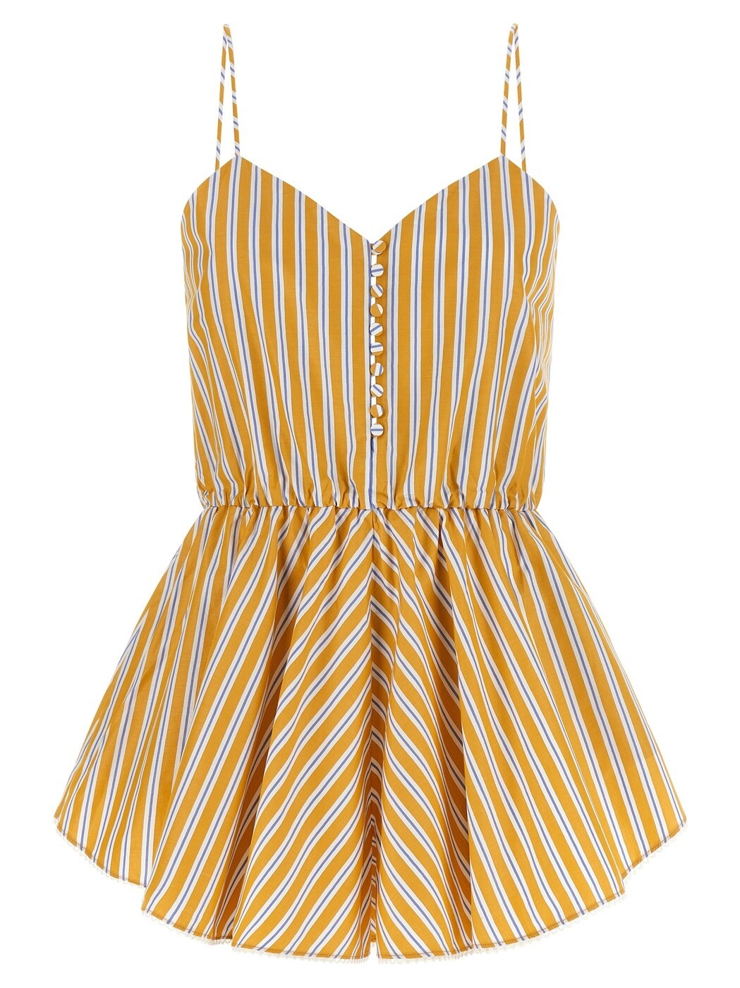 THE ANDAMANE セットアップ オールインワン レディース 黄色 Jumpsuits \u0027Celeste\u0027 jumpsuit TM190165BTNC197SAFFRONLIGHTBLUE Yellow 関税 貨物輸送無料 2026SS ju
