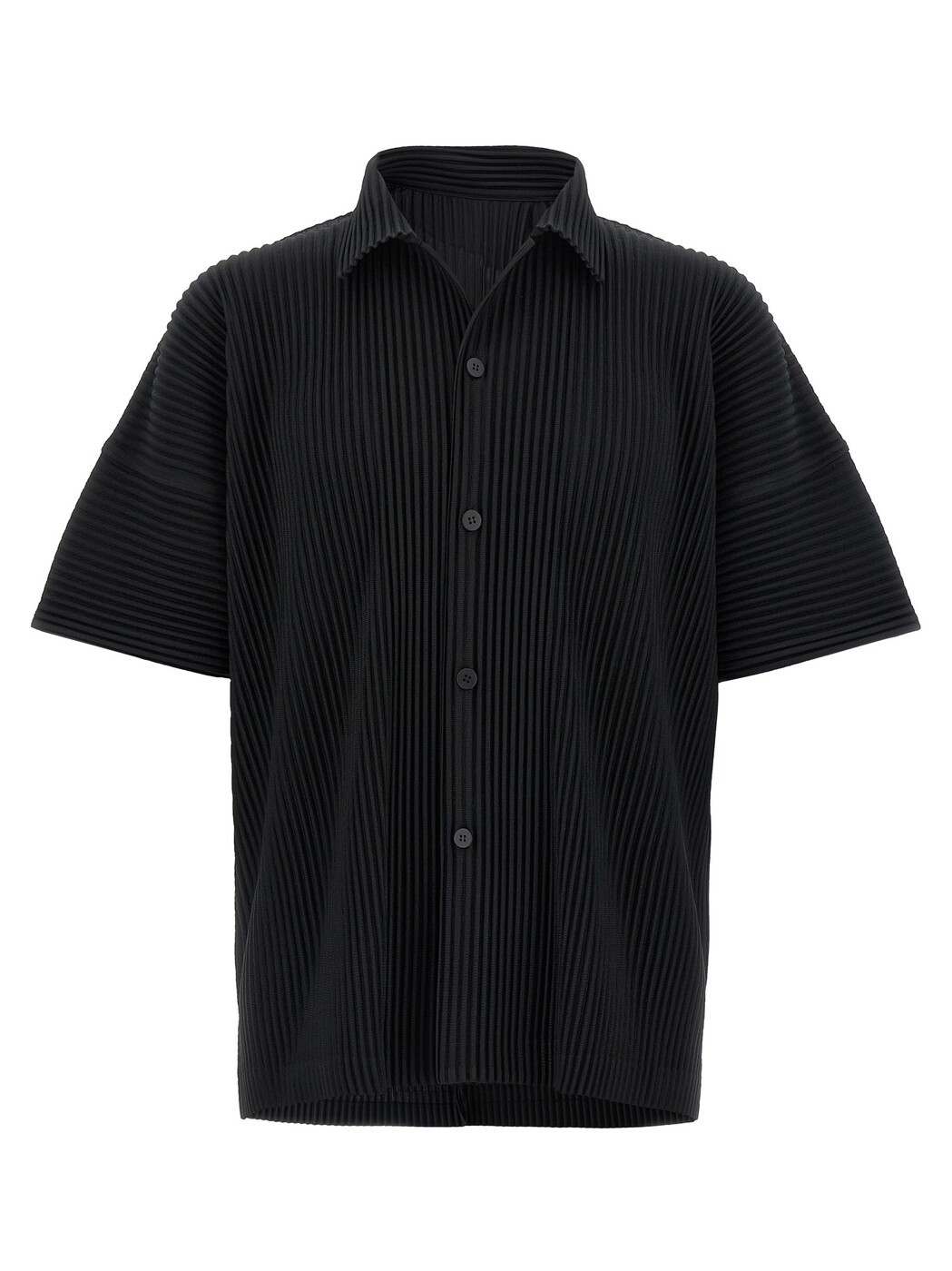 HOMME PLISSE\u0027 ISSEY MIYAKE プルオーバー メンズ 黒いこと Shirts \u0027Monthly Colors: May\u0027 shirt HP66JJ05115 Black 関税 貨物輸送無料 2026SS ju