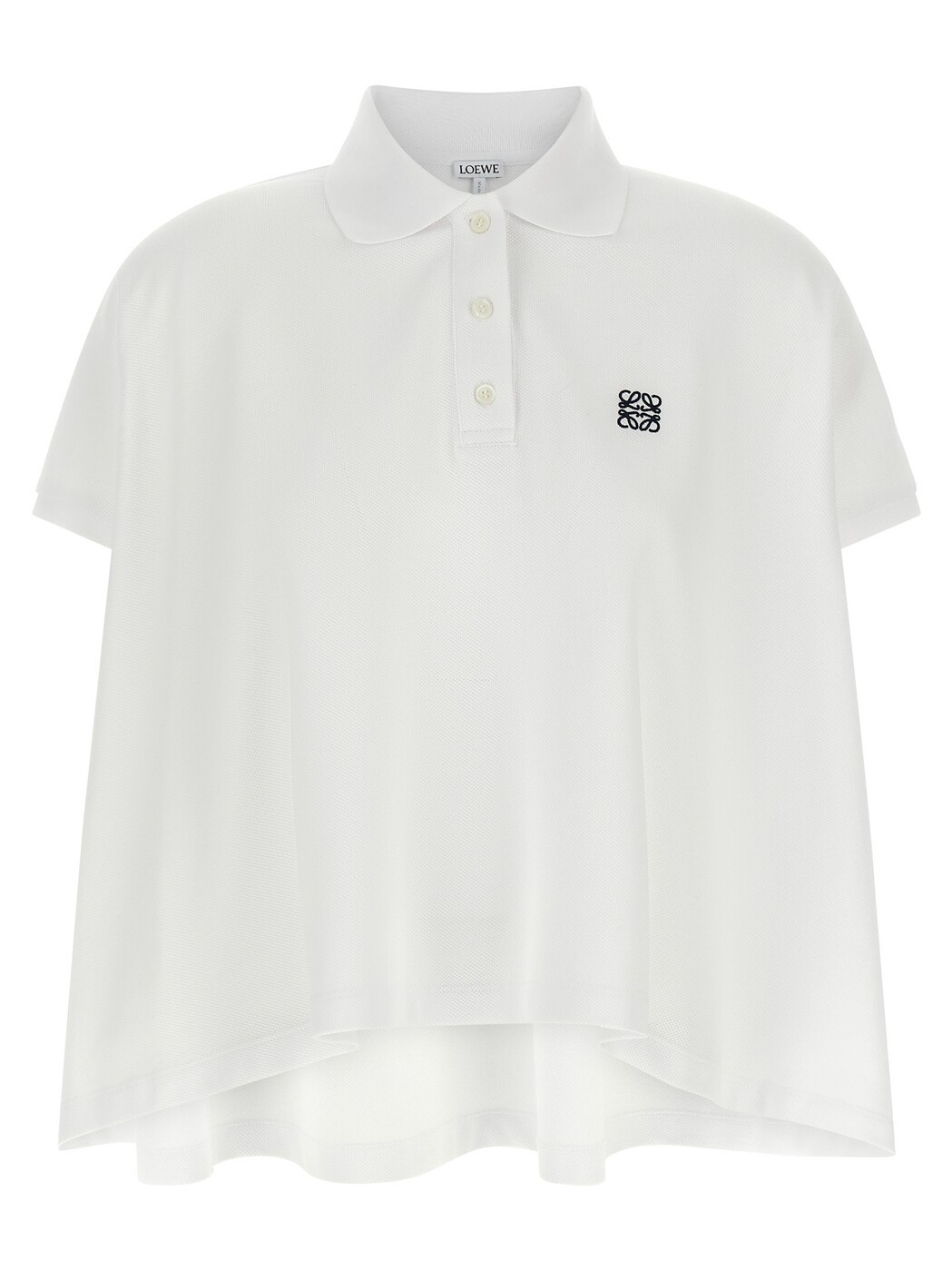 ロエベ LOEWE スポーツシャツ レディース 白いこと Polo \u0027Anagram\u0027 polo shirt S359Y23XAP2100 White 関税 貨物輸送無料 2026SS ju