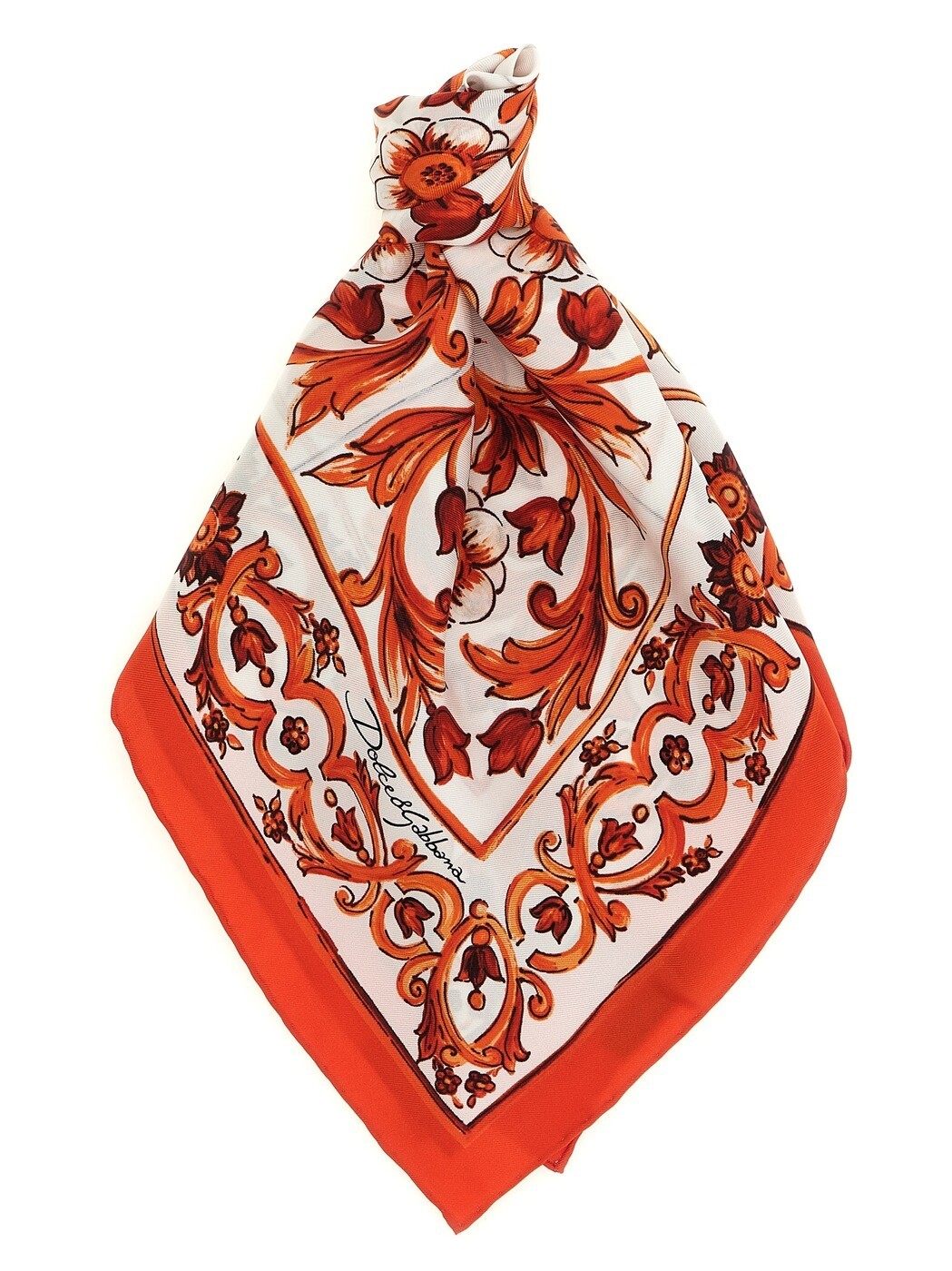 ドルチェ&ガッバーナ DOLCE&GABBANA ハイテクアクセサリー ファッション小物 レディース オレンジ Hi-tech accessories 'Maiolica' scarf FN092RGDDU8I73TN Orange 関税 送料無料 2026AW ju|BRANDSHOP「il Tesoro」