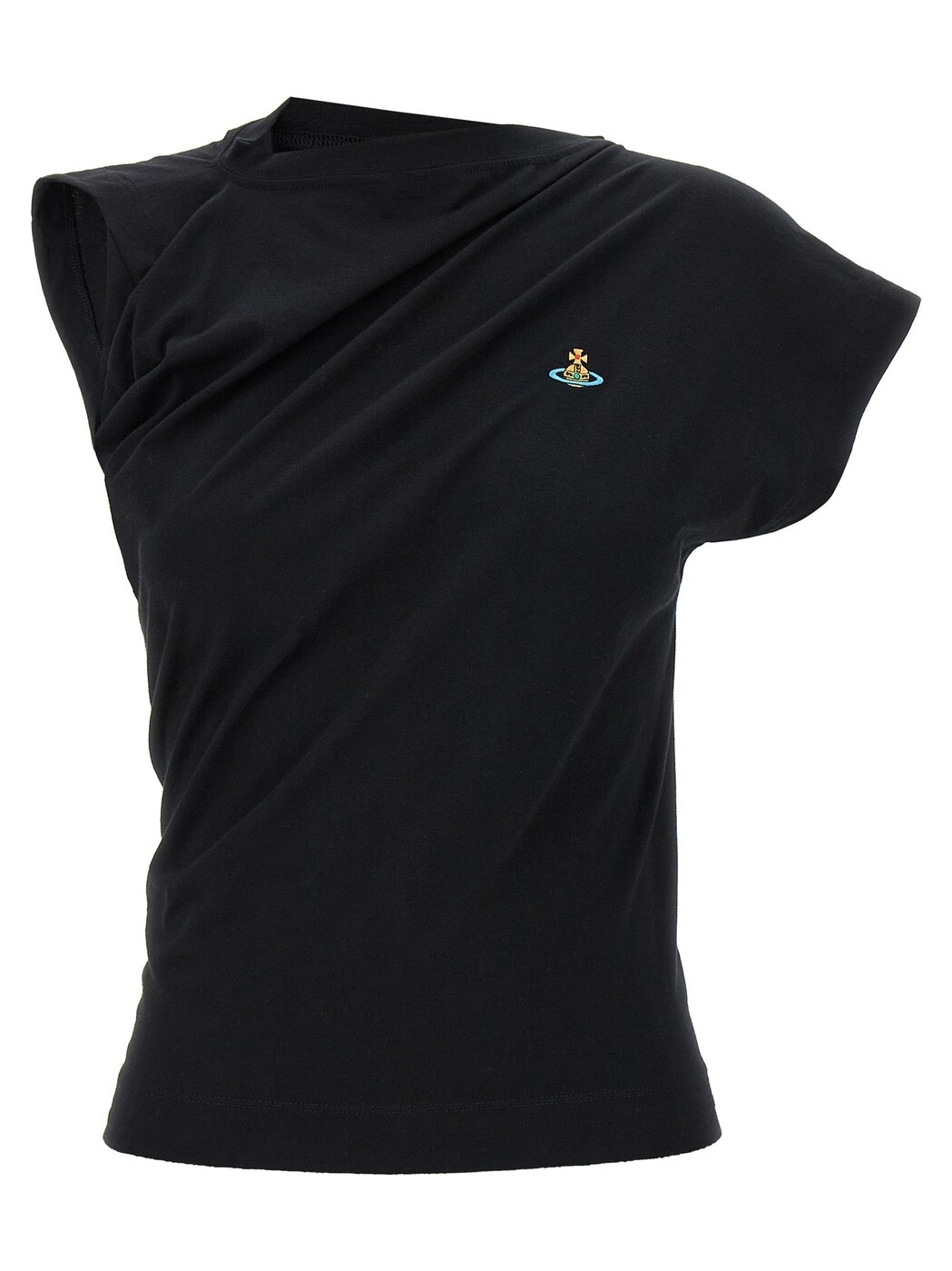 ヴィヴィアン・ウエストウッド VIVIENNE WESTWOOD Tシャツ トップス レディース ブラック T-shirts and tops 'Hebo' top 1504000AJ00BLN401 Black 関税 送料無料 2026AW ju|BRANDSHOP「il Tesoro」