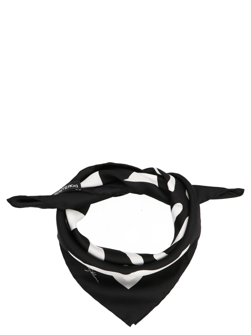 ドルチェ&ガッバーナ DOLCE&GABBANA ハイテクアクセサリー ファッション小物 レディース ホワイト Hi-tech accessories 'Animalier’ scarf FN093RGDAOUHY3CQ White/Black 関税 送料無料 2026SS ju|BRANDSHOP「il Tesoro」