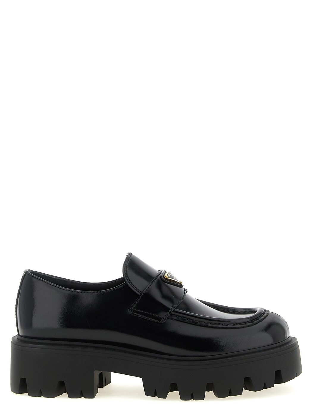 プラダ PRADA ローファー レディース ブラック Loafers Brushed leather loafers 1D185OFB050055F0002 Black 関税 送料無料 2026AW ju｜BRANDSHOP「il Tesoro」