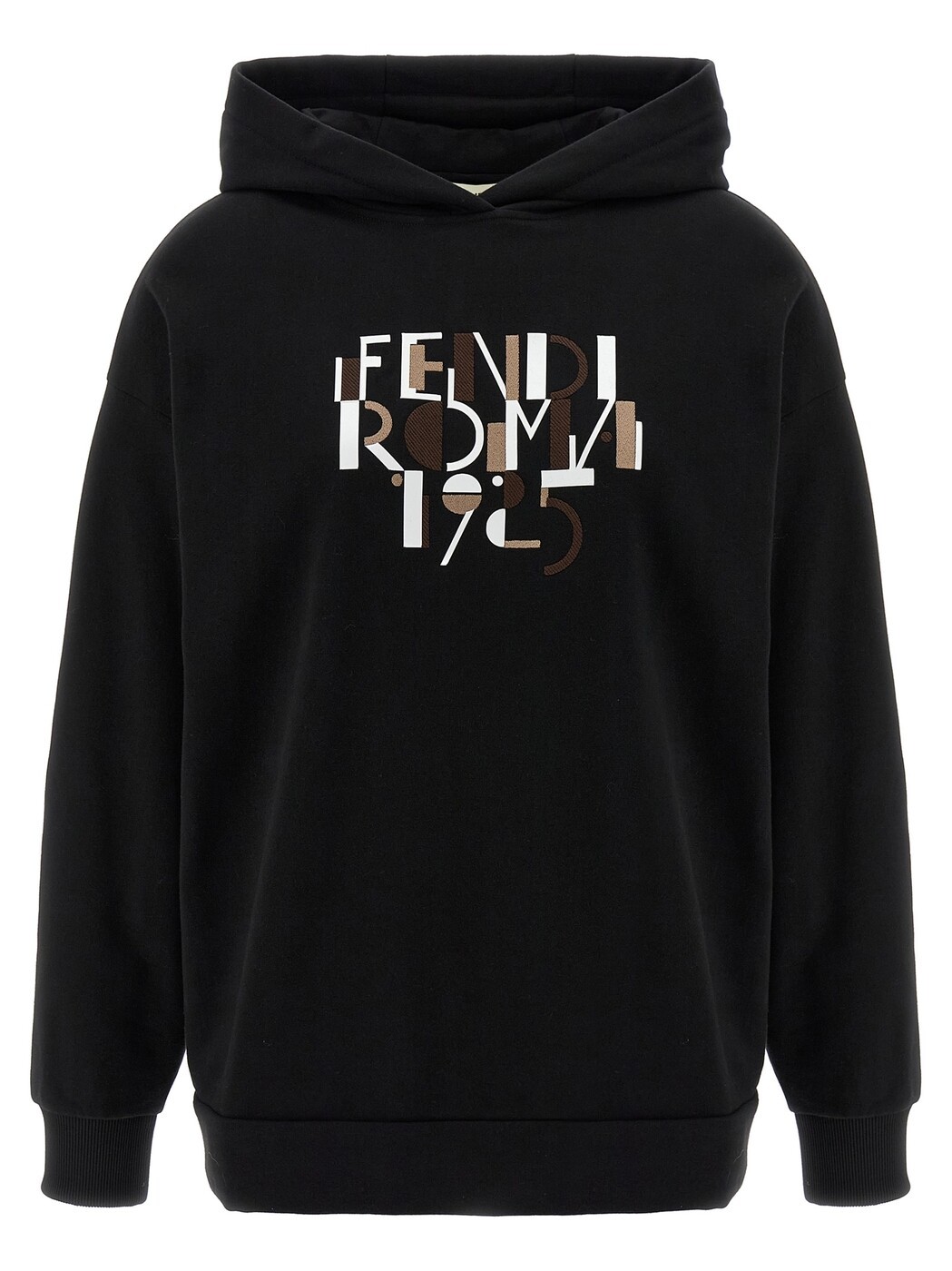 フェンディ FENDI 調教師 レディース 黒いこと Sweatshirts \u0027Fendi Roma\u0027 sweatshirt FS9755AVFAF0GME Black 関税 貨物輸送無料 2025AW ju