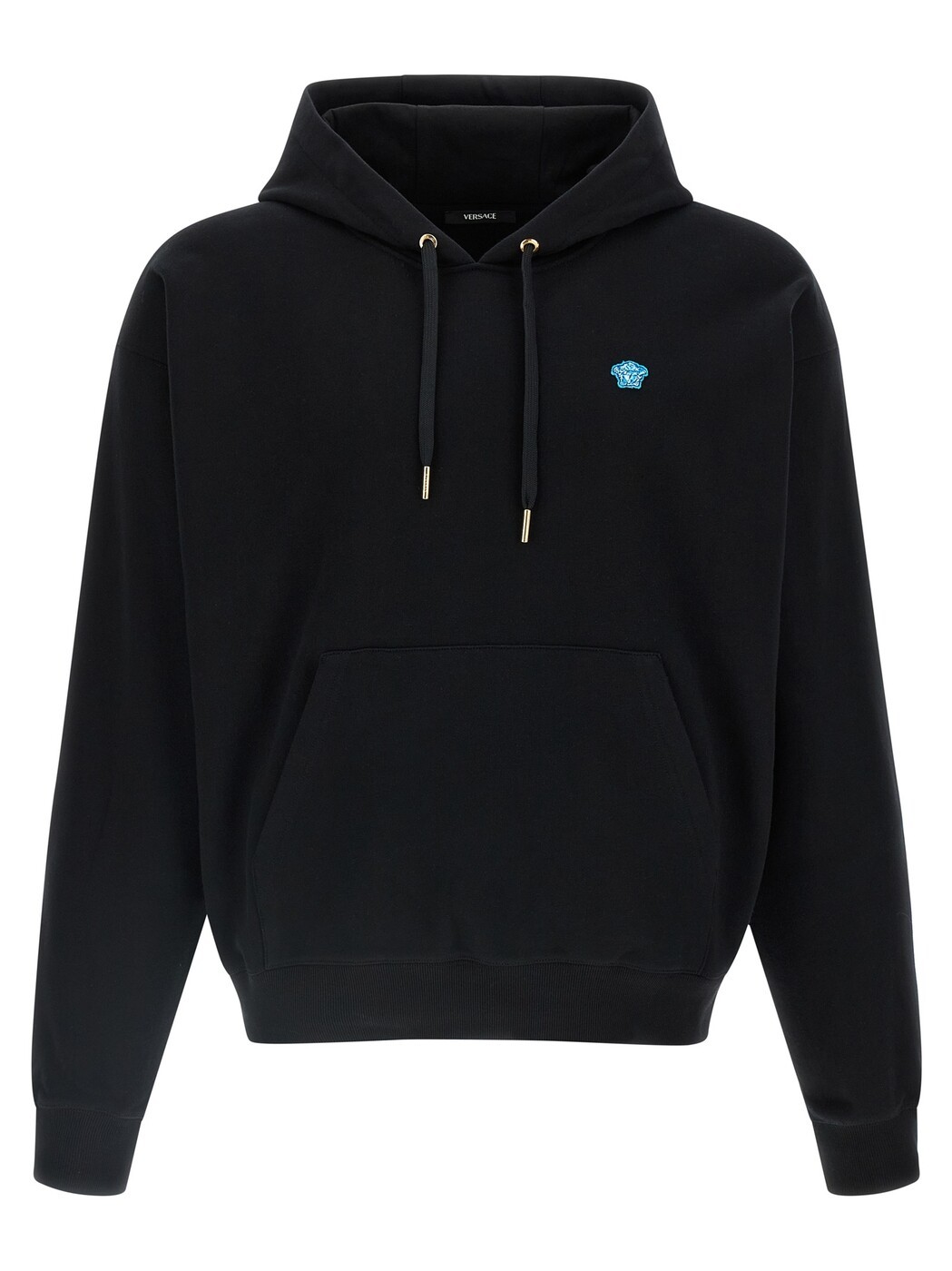 ヴェルサーチ VERSACE トレイナー 調教師 メンズ 黒いこと Sweatshirts \u0027Medusa\u0027 patch hoodie 10213441A151051B000 Black 関税 貨物輸送無料 2025AW ju