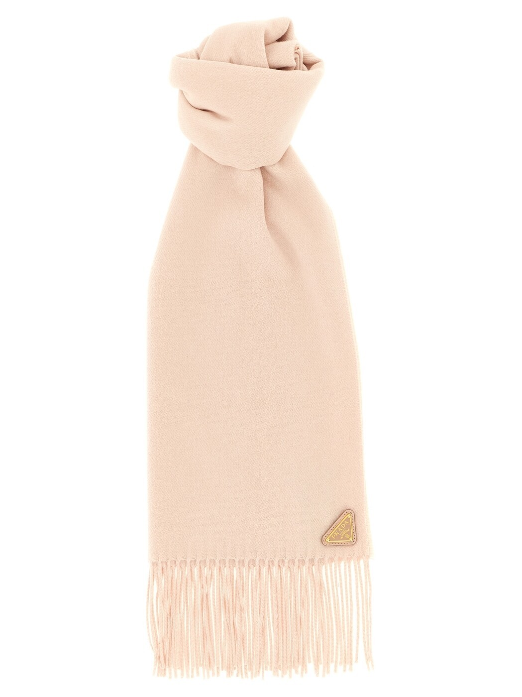プラダ PRADA 先端技術佩び物 流行り物小物 レディース サクラ色 Hi-tech accessories Silk and cashmere scarf 1FS0652COPF0ORK Pink 関税 貨物輸送無料 2025AW ju